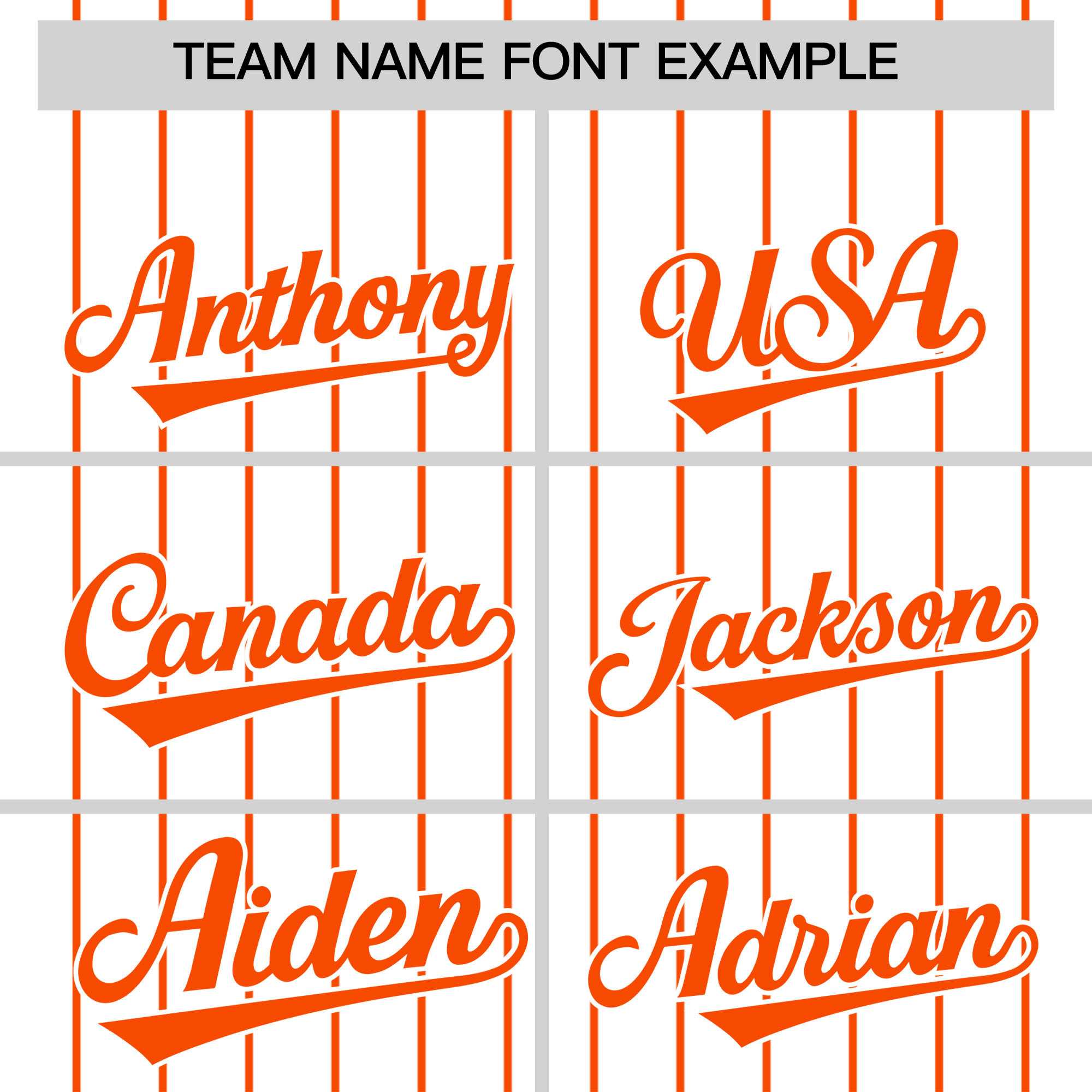 Custom White Orange Pinstripe Personalized Two-Tone Authentic Baseball Jersey