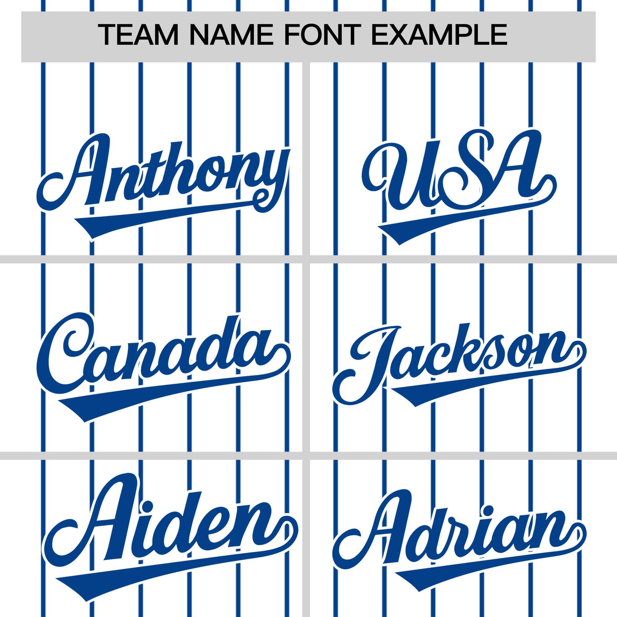 Custom White Royal Pinstripe Personalized Two-Tone Authentic Baseball Jersey