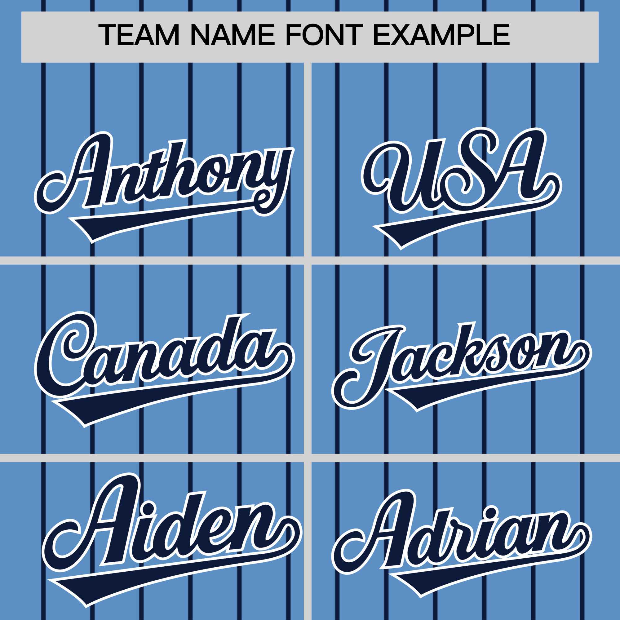 Custom Light Blue Navy Pinstripe Personalized Two-Tone Authentic Baseball Jersey