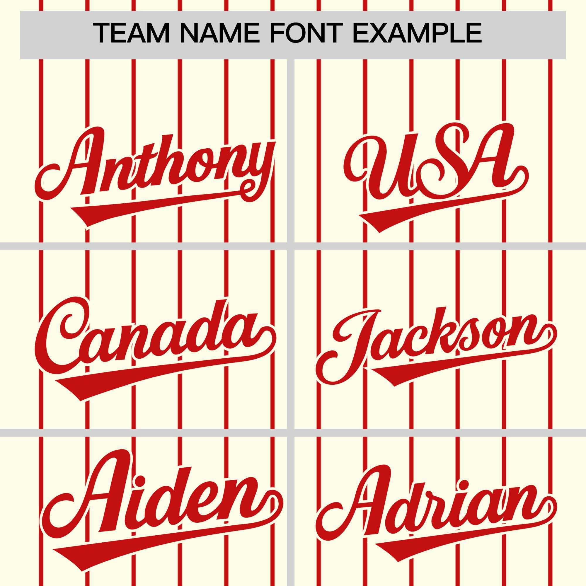 Custom Cream Red Pinstripe Personalized Two-Tone Authentic Baseball Jersey