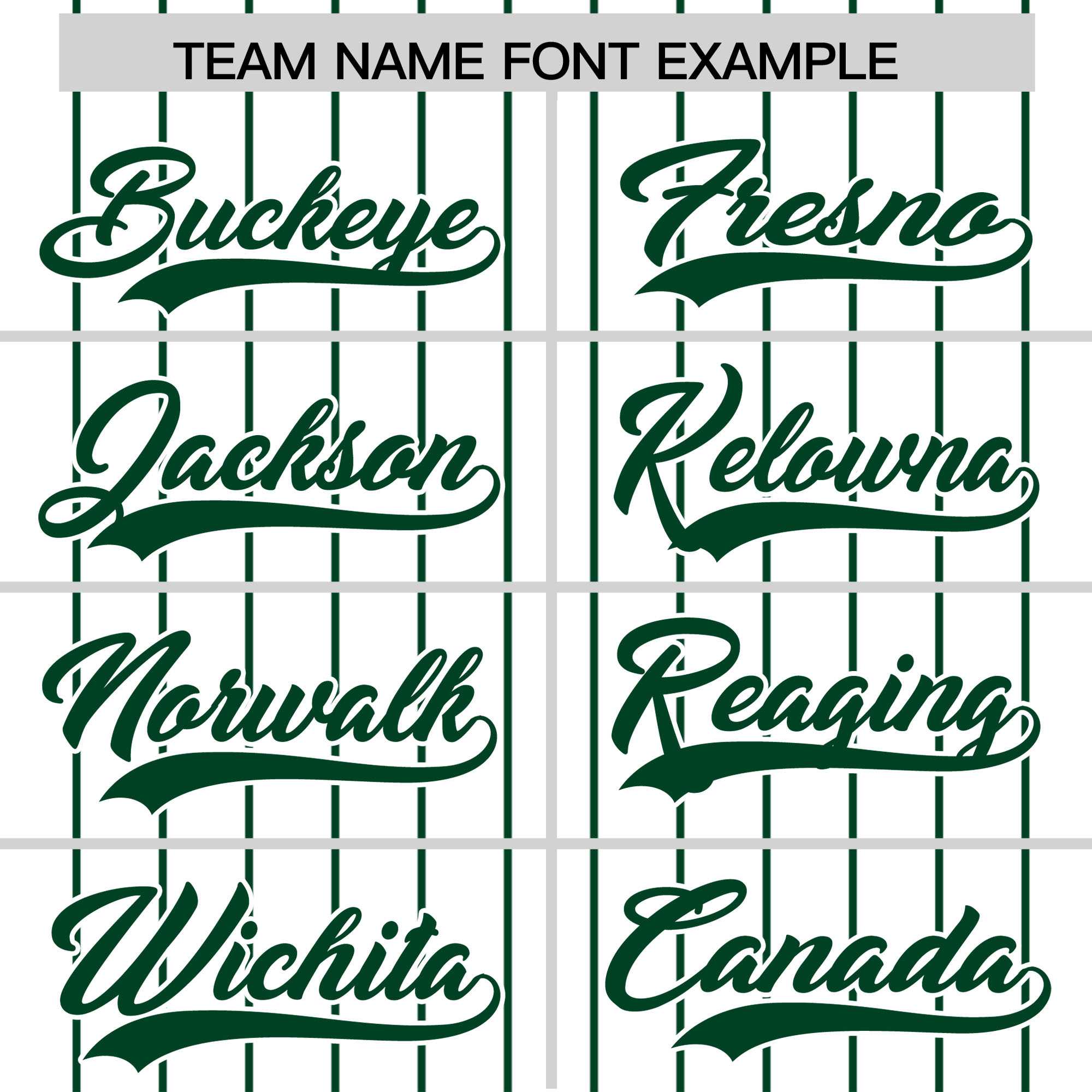 Custom White Green Pinstripe Personalized Two-Tone Authentic Baseball Jersey