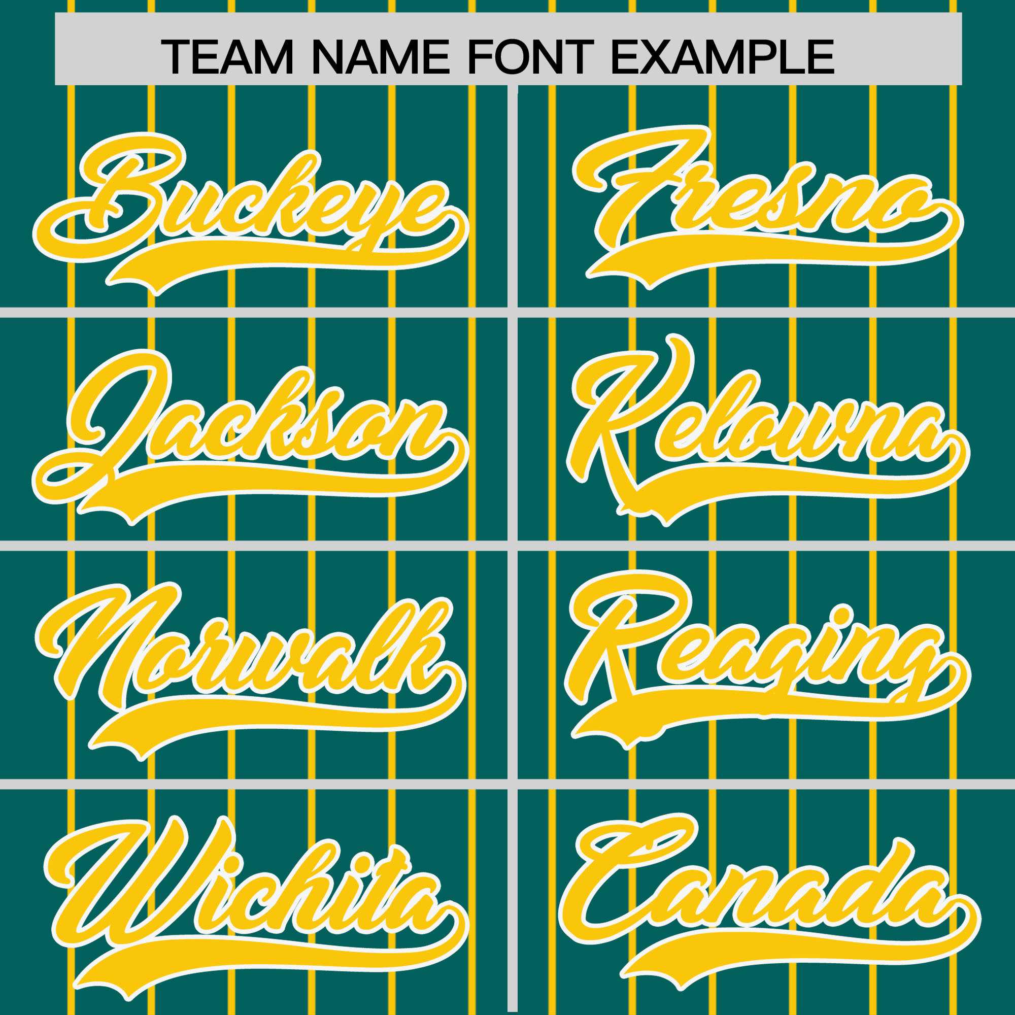 Custom Aqua Gold Pinstripe Personalized Two-Tone Authentic Baseball Jersey