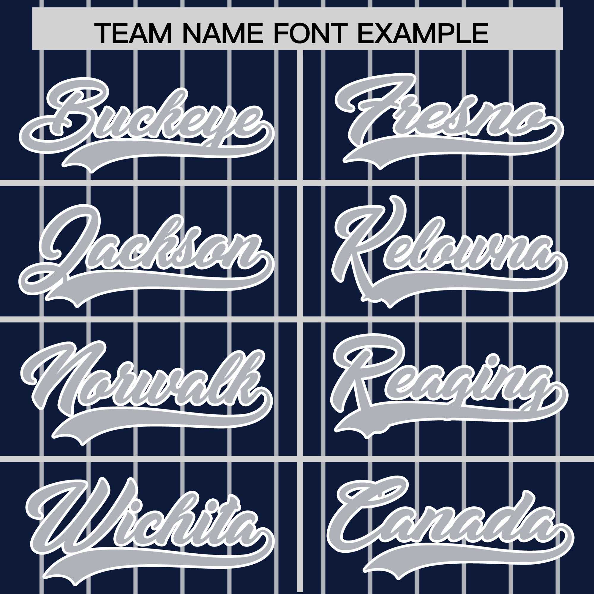 Custom Navy Gray Pinstripe Personalized Two-Tone Authentic Baseball Jersey