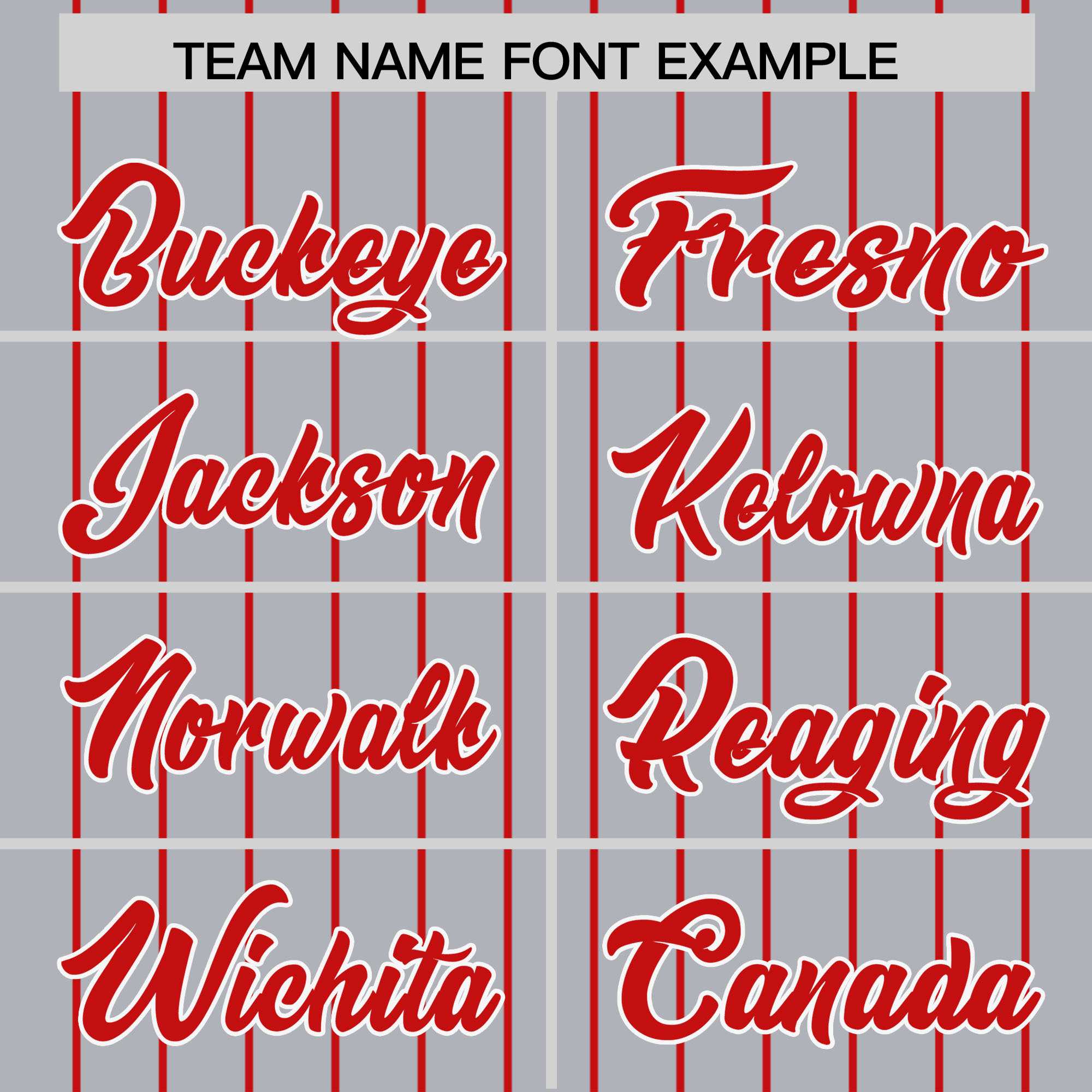 Custom Gray Red Pinstripe Personalized Two-Tone Authentic Baseball Jersey