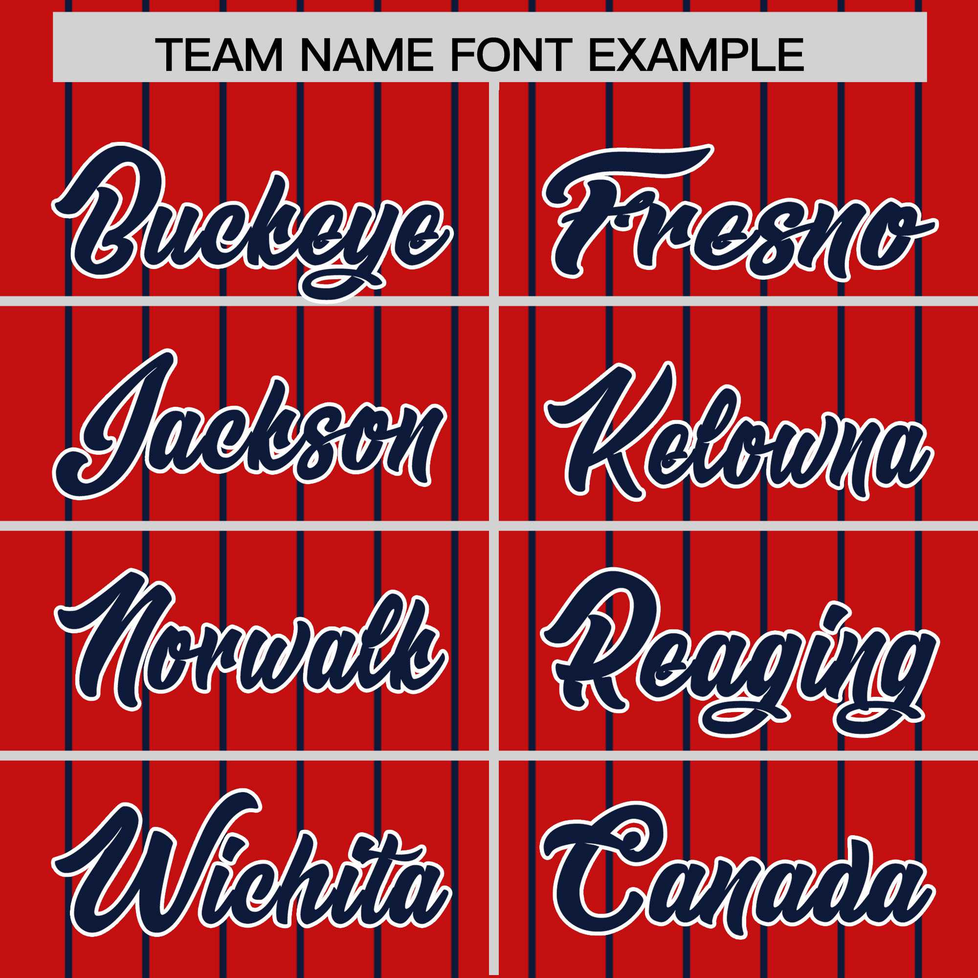 Custom Red Navy Pinstripe Personalized Two-Tone Authentic Baseball Jersey