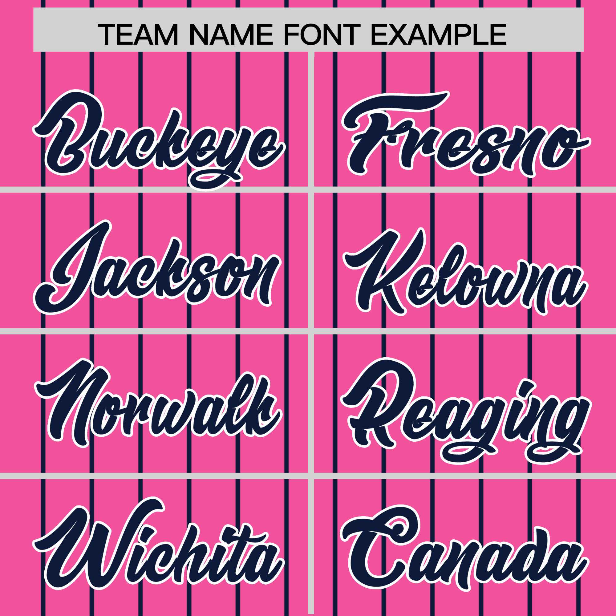 Custom Pink Navy Pinstripe Personalized Two-Tone Authentic Baseball Jersey