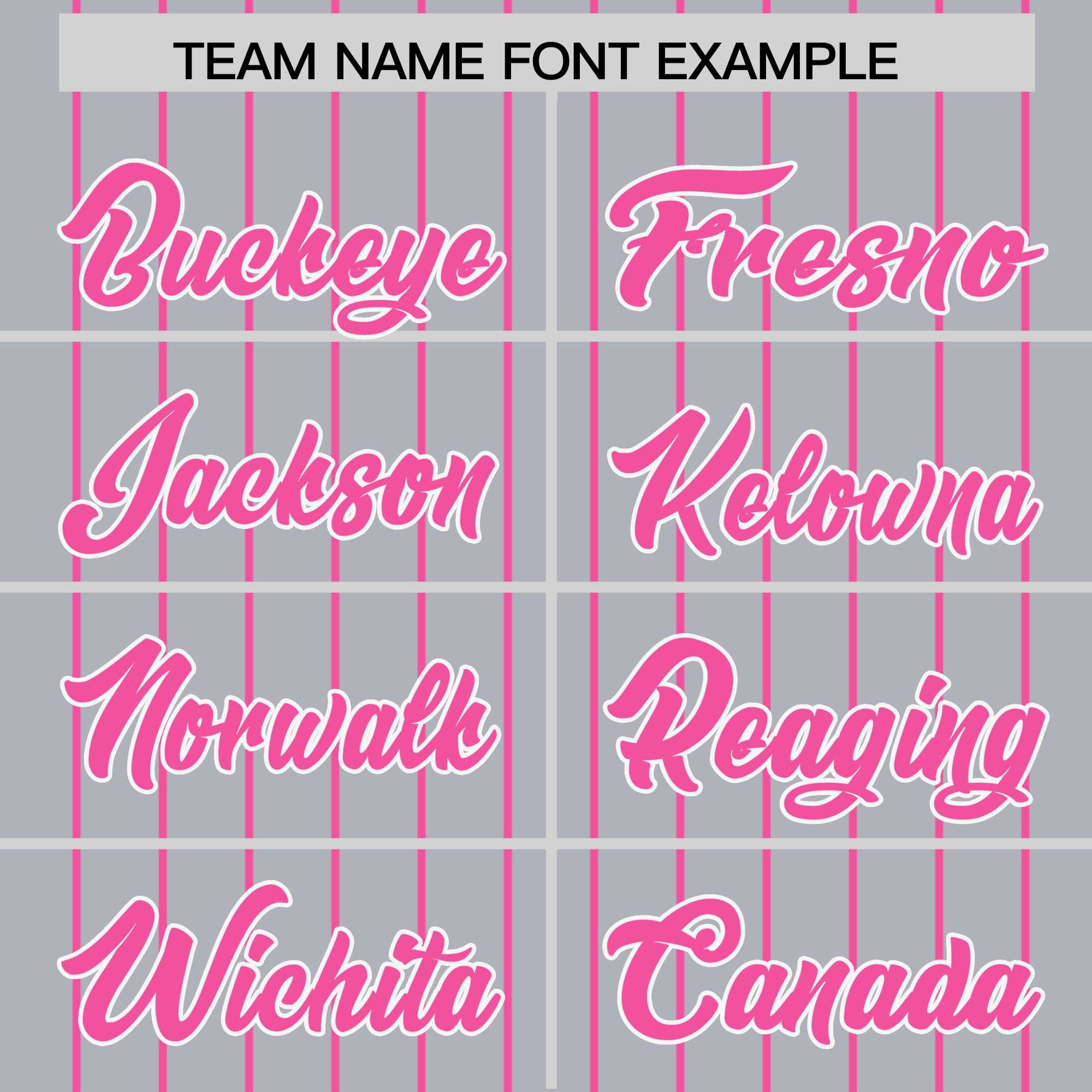 Custom Gray Pink Pinstripe Personalized Two-Tone Authentic Baseball Jersey