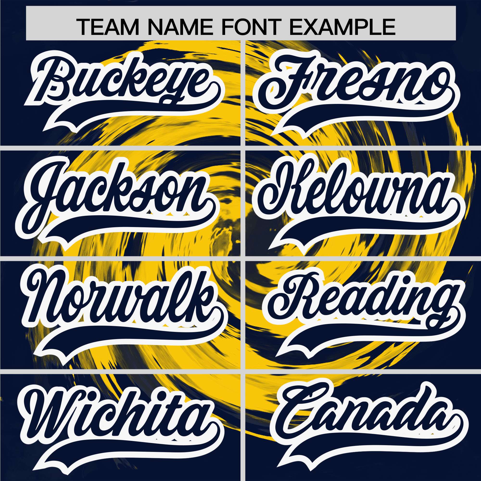 Custom Gold Navy Swirl Graffiti Pattern Authentic Baseball Jersey