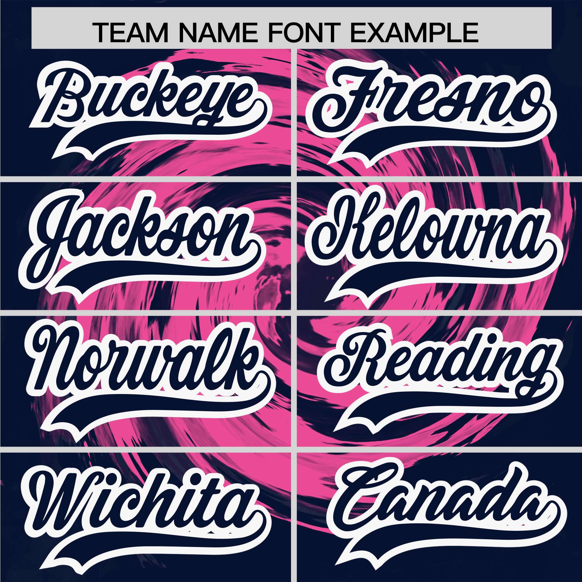 Custom Pink Navy Swirl Graffiti Pattern Authentic Baseball Jersey