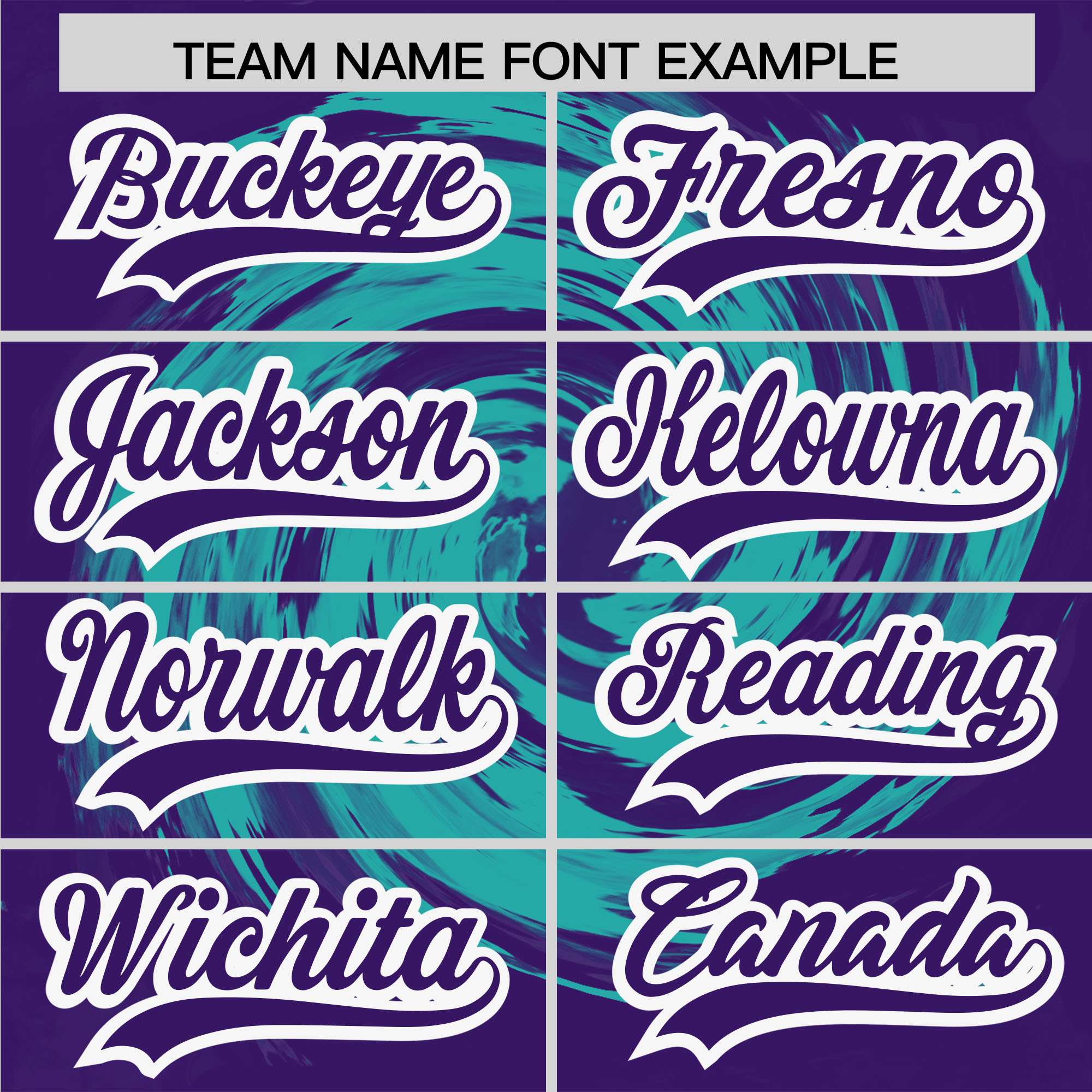 Custom Aqua Purple Swirl Graffiti Pattern Authentic Baseball Jersey