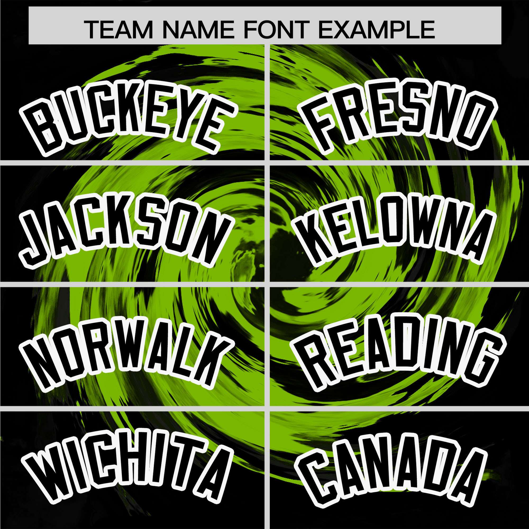 Custom Neon Green Black Swirl Graffiti Pattern Authentic Baseball Jersey