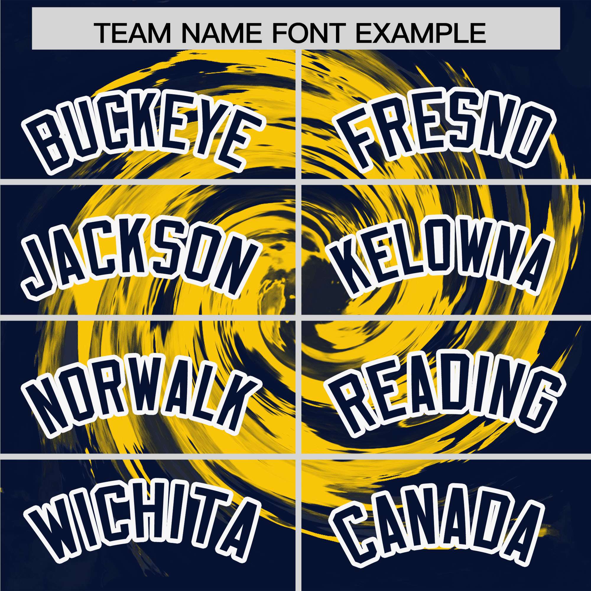 Custom Gold Navy Swirl Graffiti Pattern Authentic Baseball Jersey