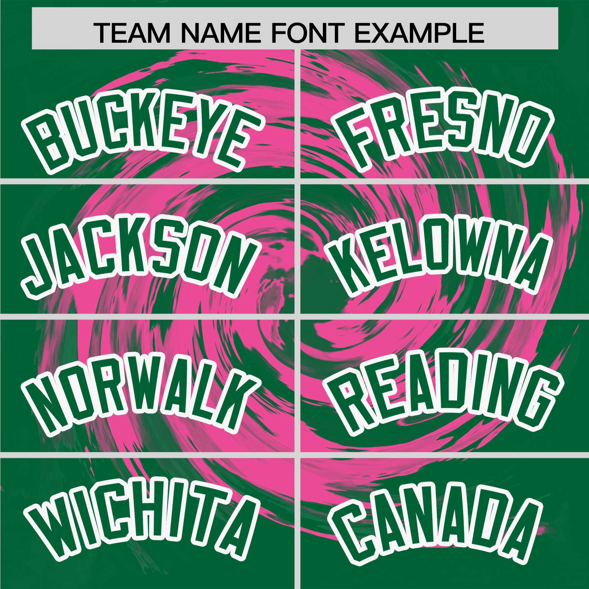 Custom Pink Kelly Green Swirl Graffiti Pattern Authentic Baseball Jersey