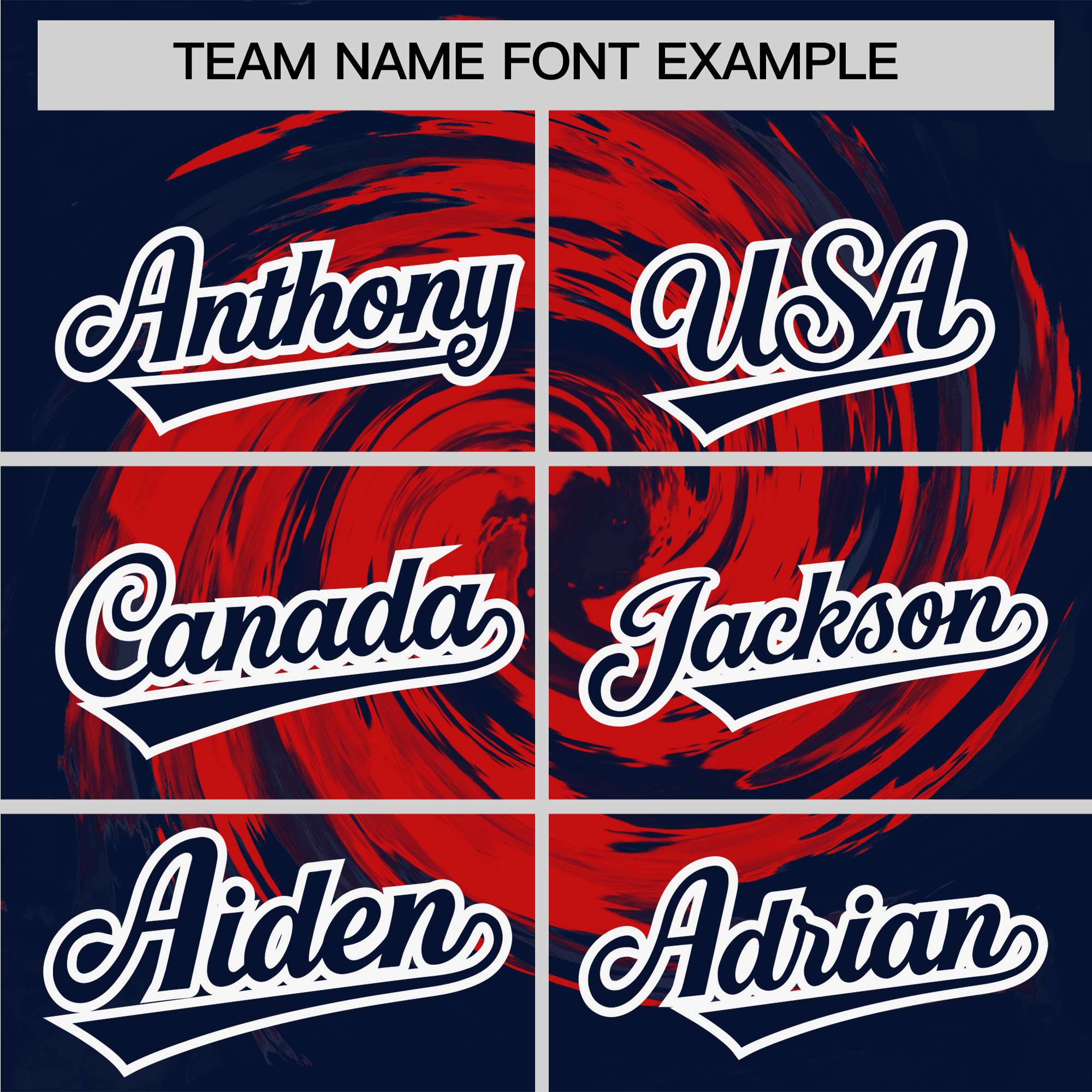 Custom Red Navy Swirl Graffiti Pattern Authentic Baseball Jersey