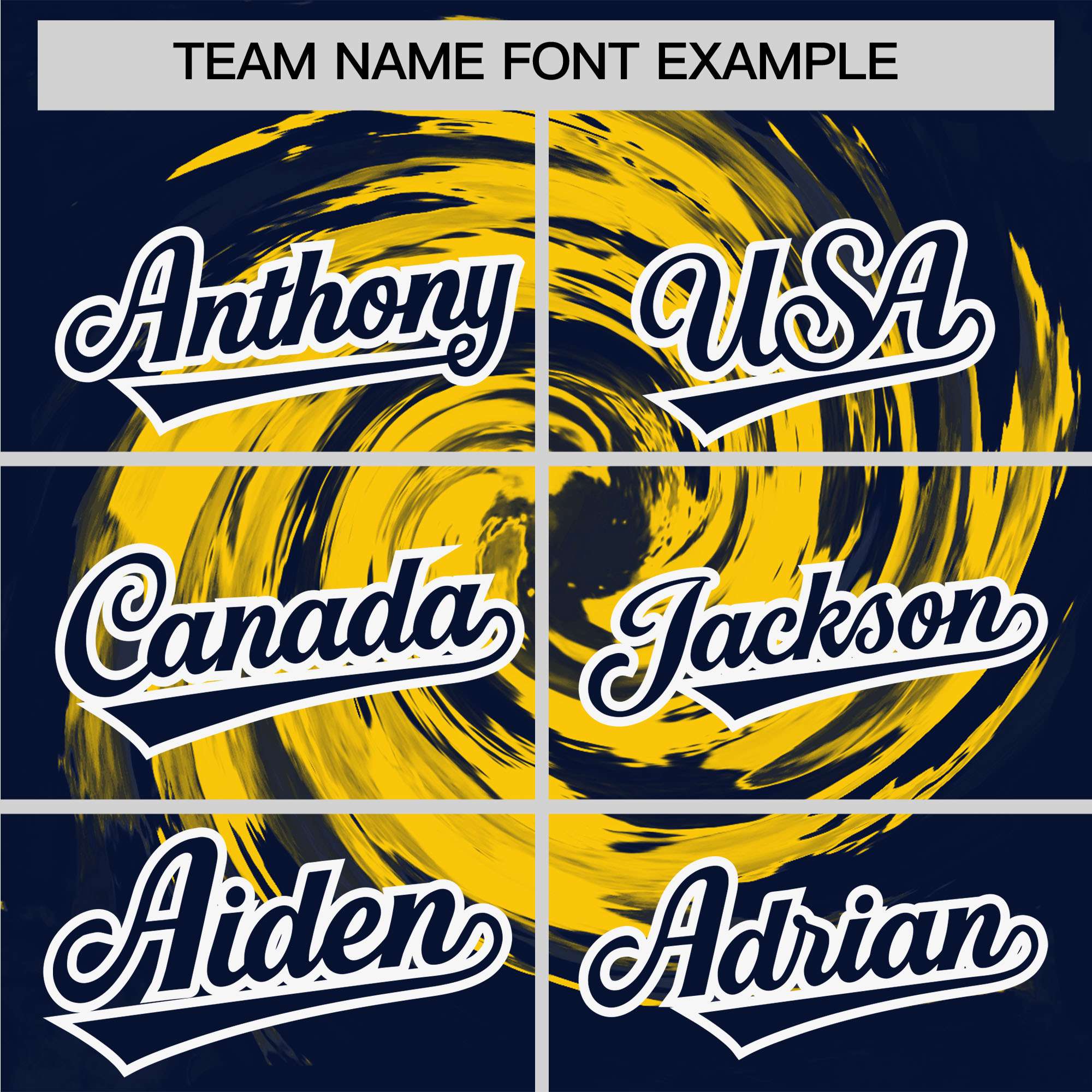 Custom Gold Navy Swirl Graffiti Pattern Authentic Baseball Jersey