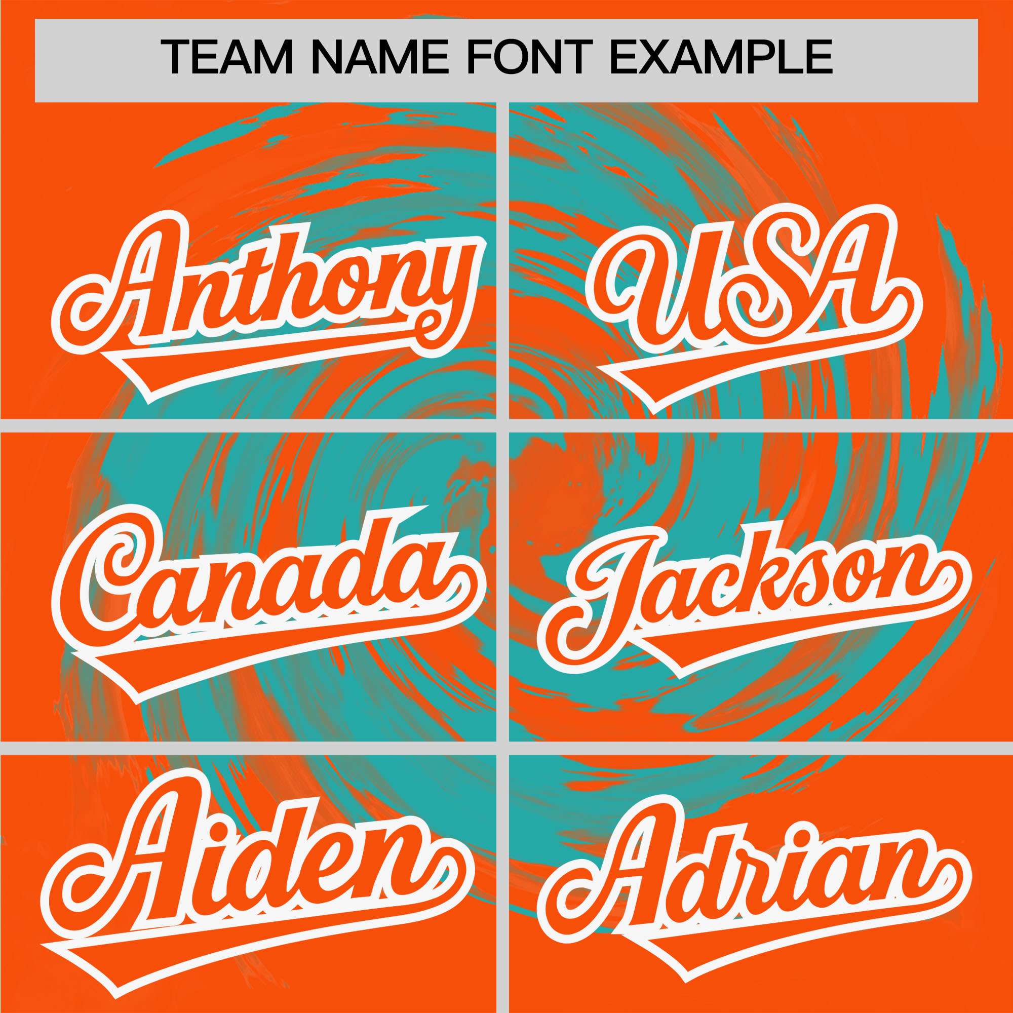 Custom Aqua Orange Swirl Graffiti Pattern Authentic Baseball Jersey