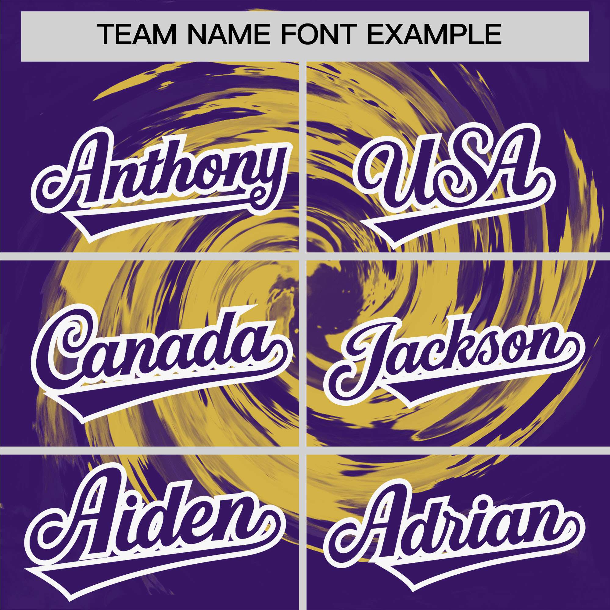 Custom Old Gold Purple Swirl Graffiti Pattern Authentic Baseball Jersey