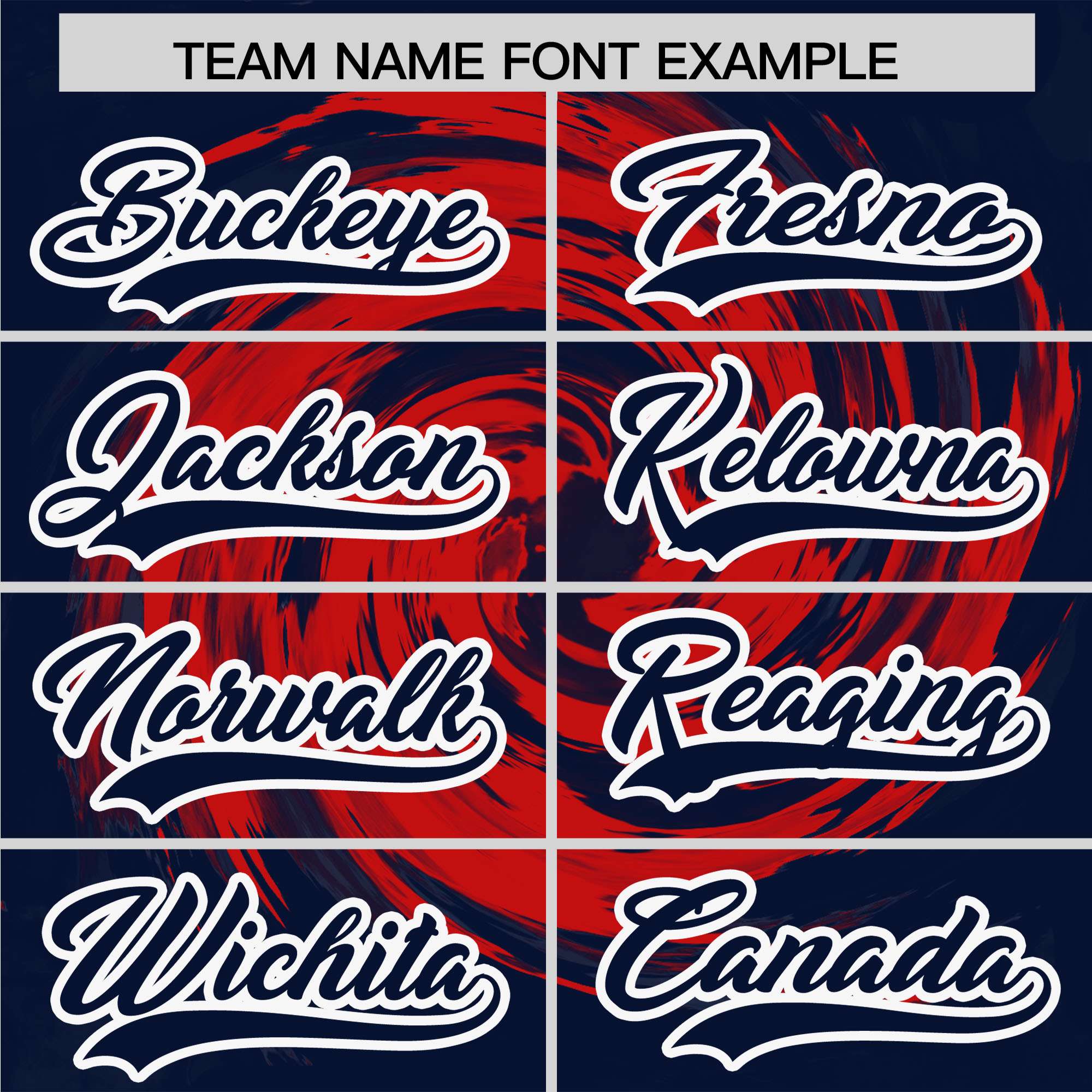 Custom Red Navy Swirl Graffiti Pattern Authentic Baseball Jersey