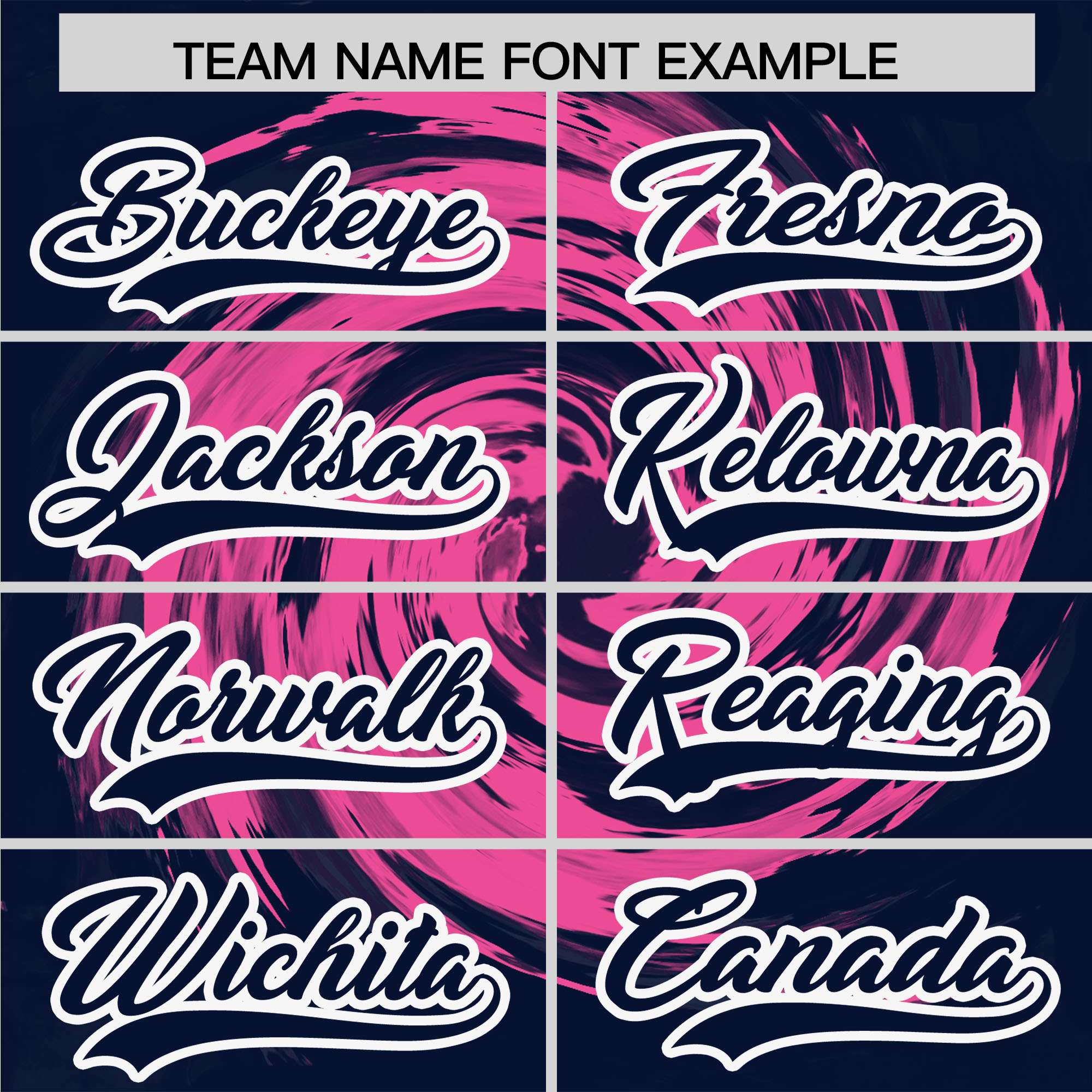 Custom Pink Navy Swirl Graffiti Pattern Authentic Baseball Jersey