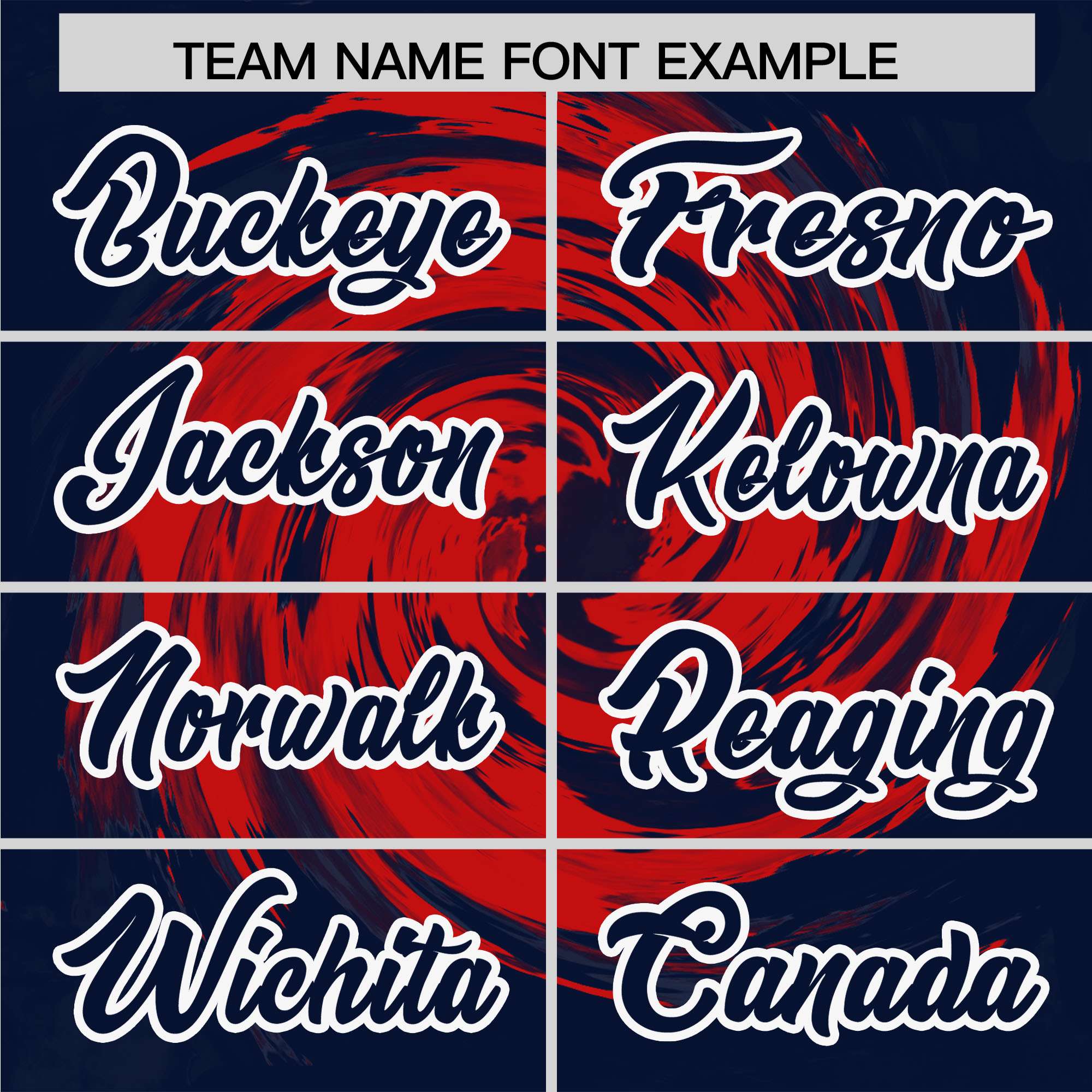 Custom Red Navy Swirl Graffiti Pattern Authentic Baseball Jersey