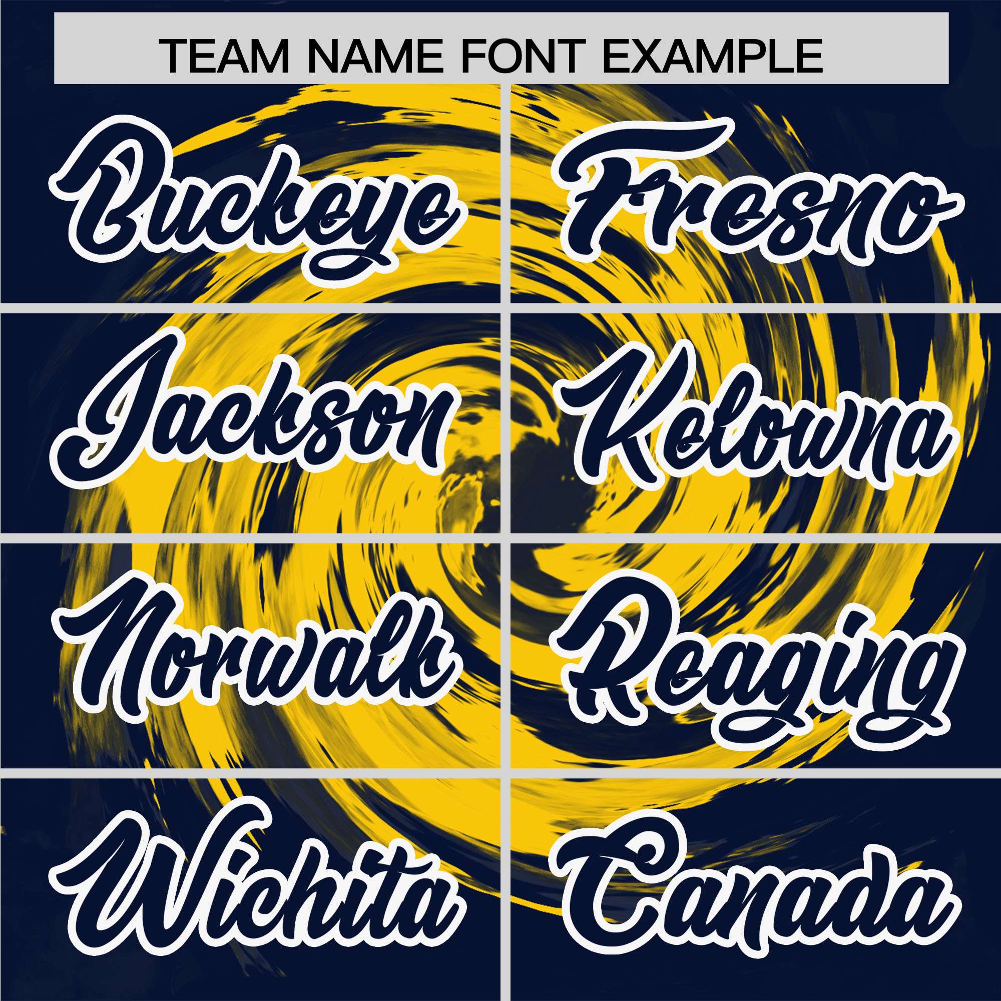 Custom Gold Navy Swirl Graffiti Pattern Authentic Baseball Jersey