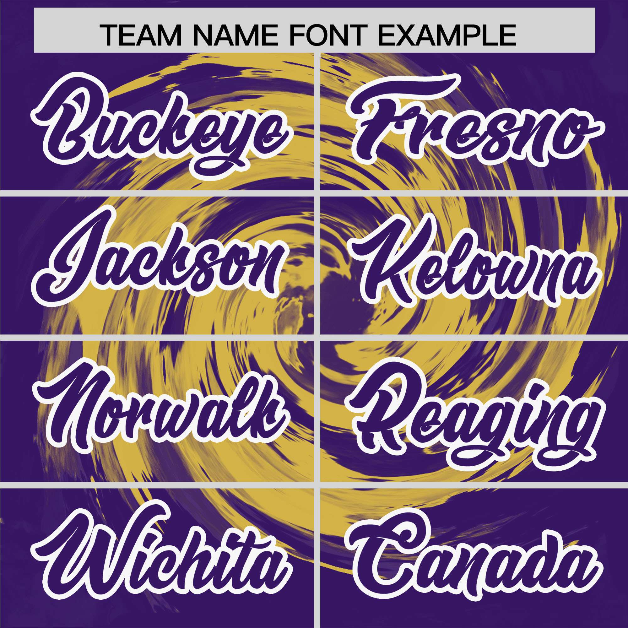 Custom Old Gold Purple Swirl Graffiti Pattern Authentic Baseball Jersey