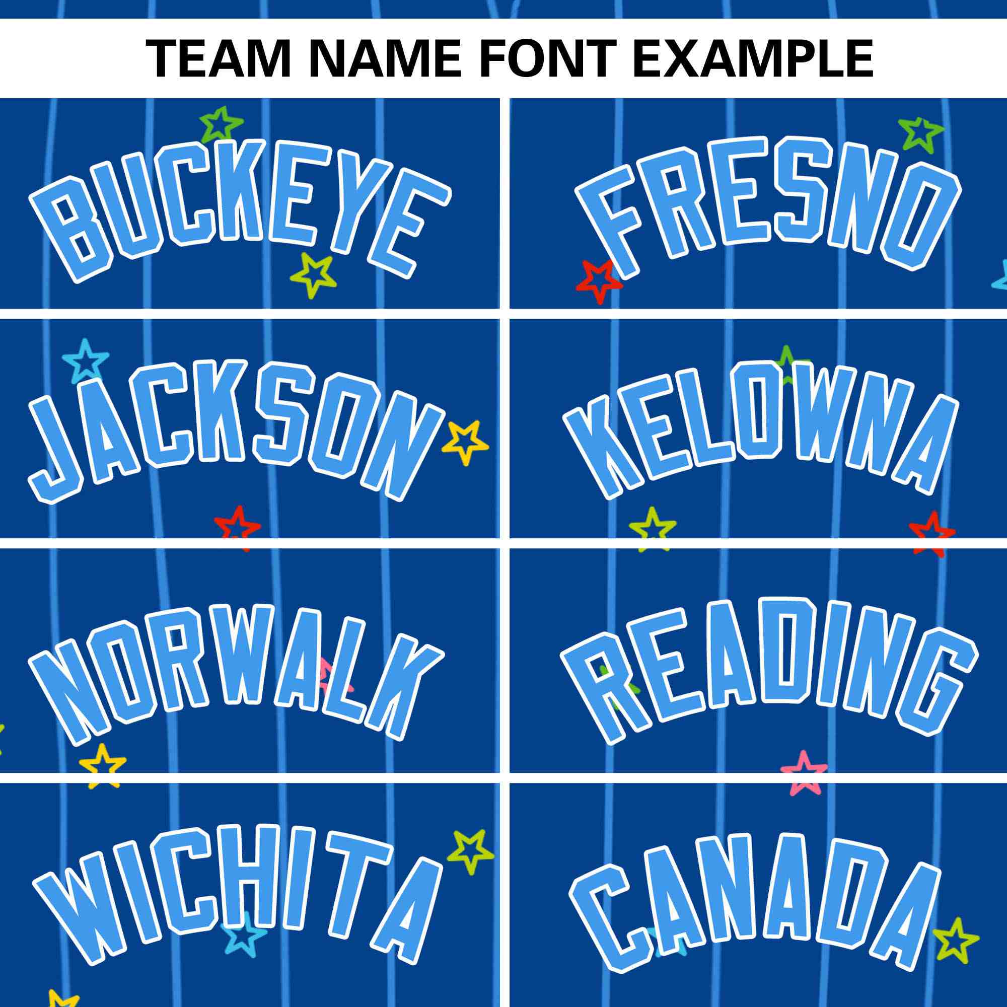 Custom Royal Powder Blue Stripe Fashion Personalized Star Pattern Authentic Baseball Jersey