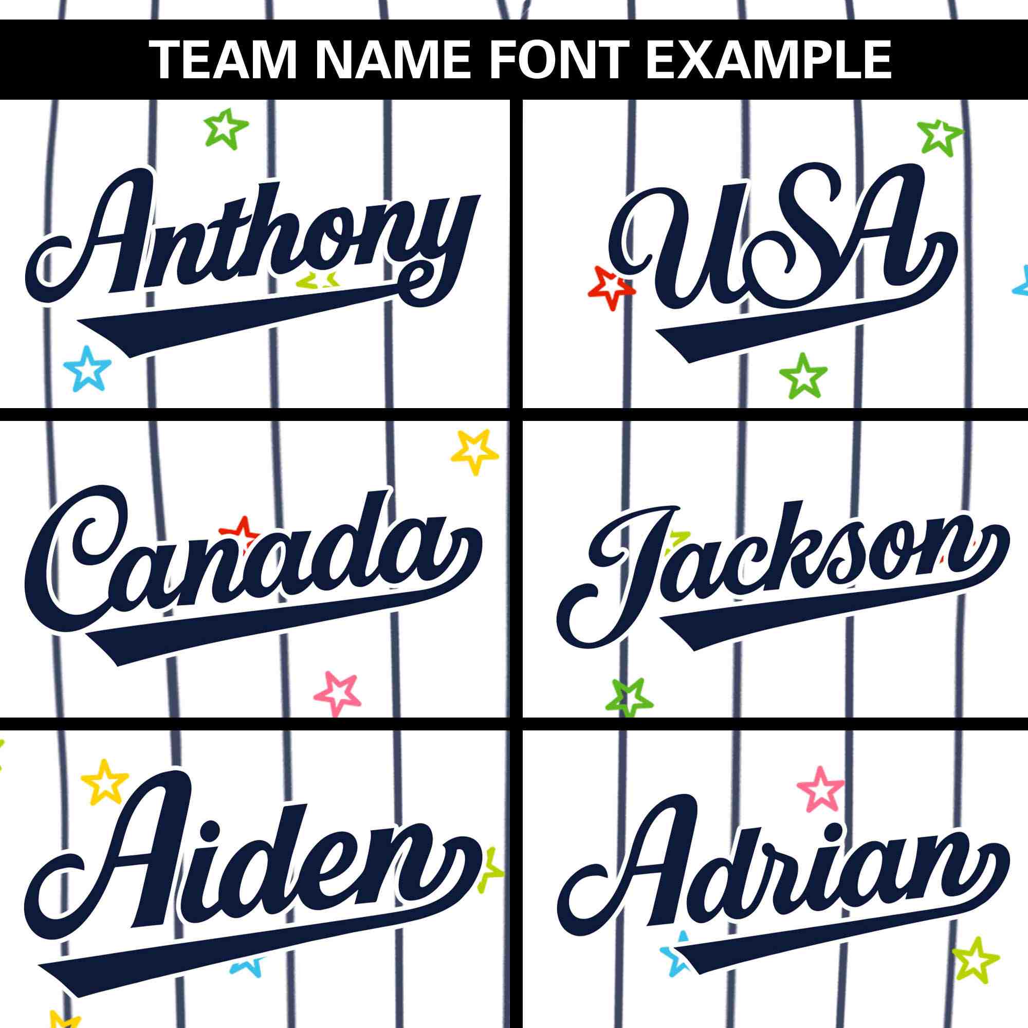 Custom White Navy Stripe Fashion Personalized Star Pattern Authentic Baseball Jersey