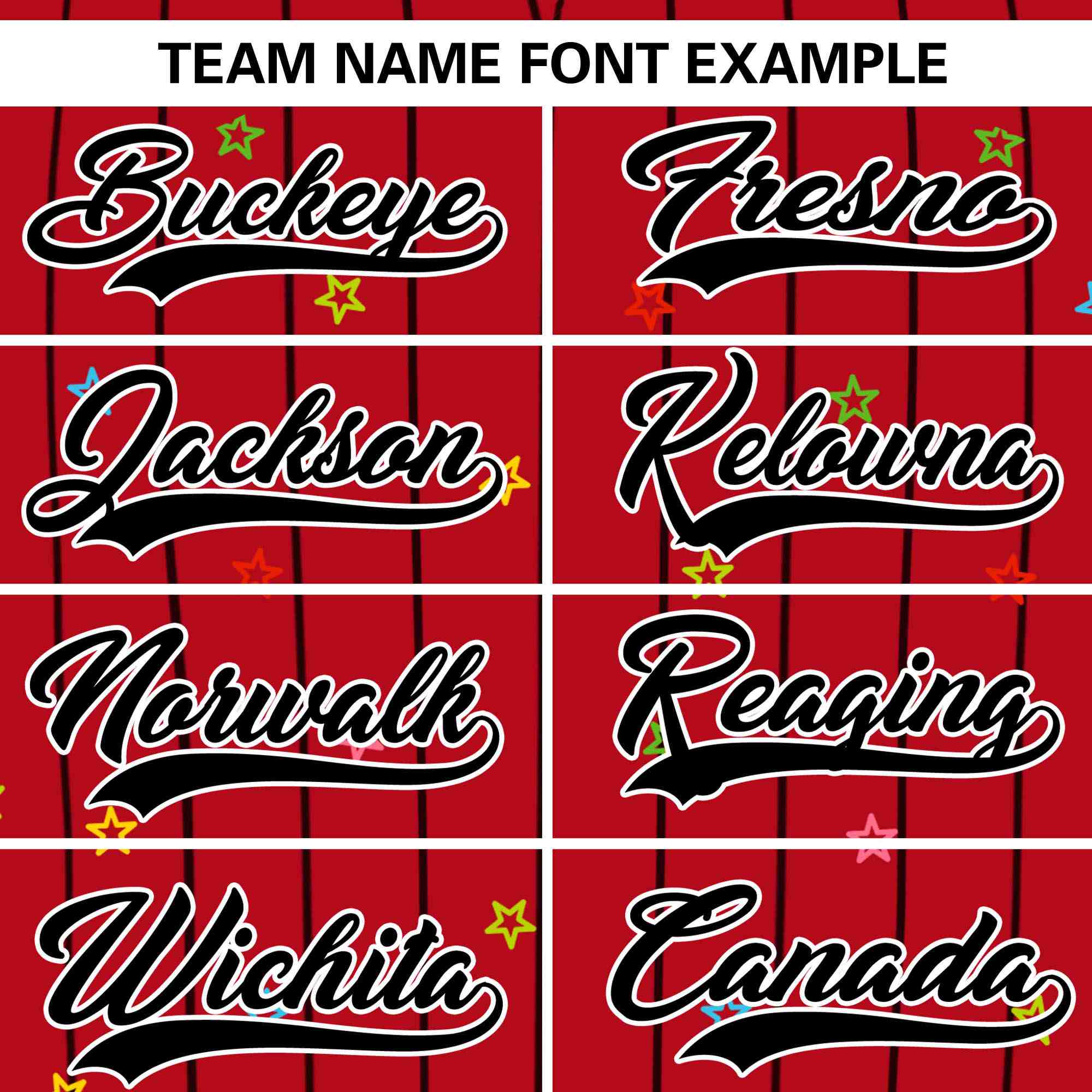 Custom Red Navy Stripe Fashion Personalized Star Pattern Authentic Baseball Jersey