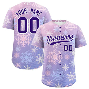 Custom Christmas Graffiti Pattern Authentic Baseball Jersey