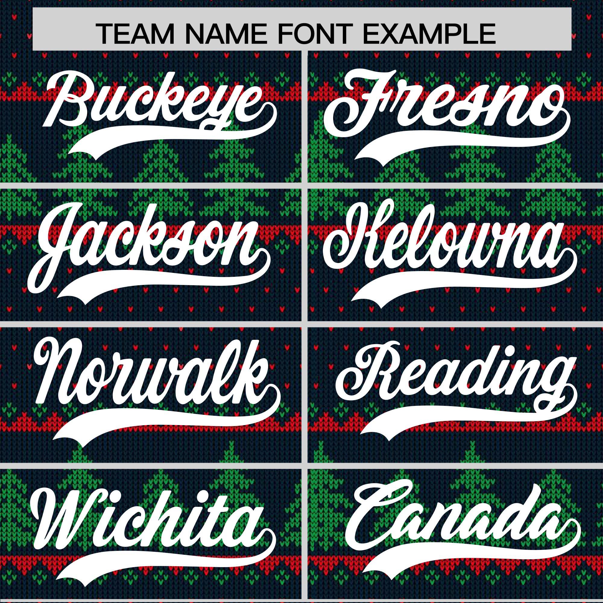 Custom Christmas Graffiti Pattern Authentic Baseball Jersey