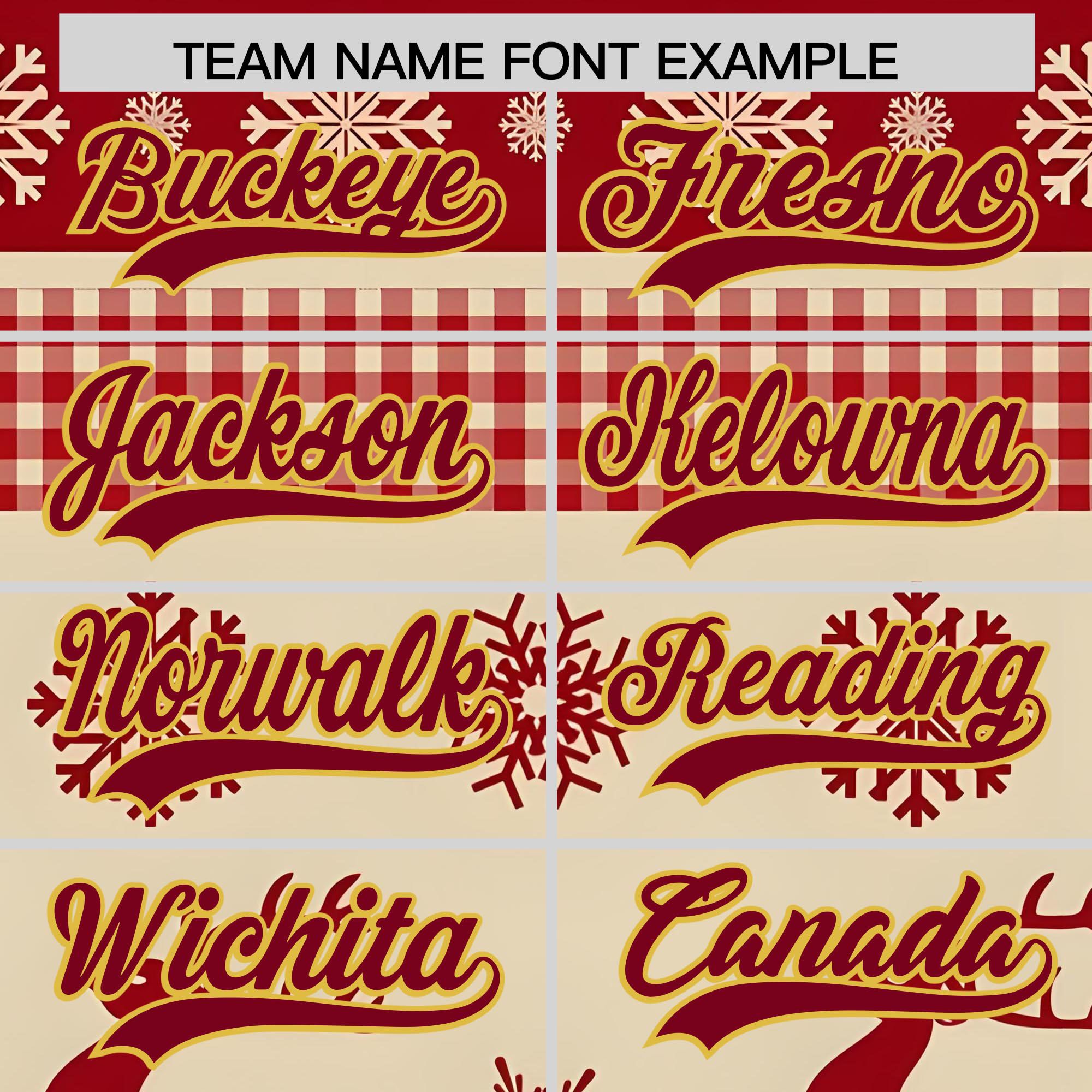 Custom Christmas Graffiti Pattern Authentic Baseball Jersey