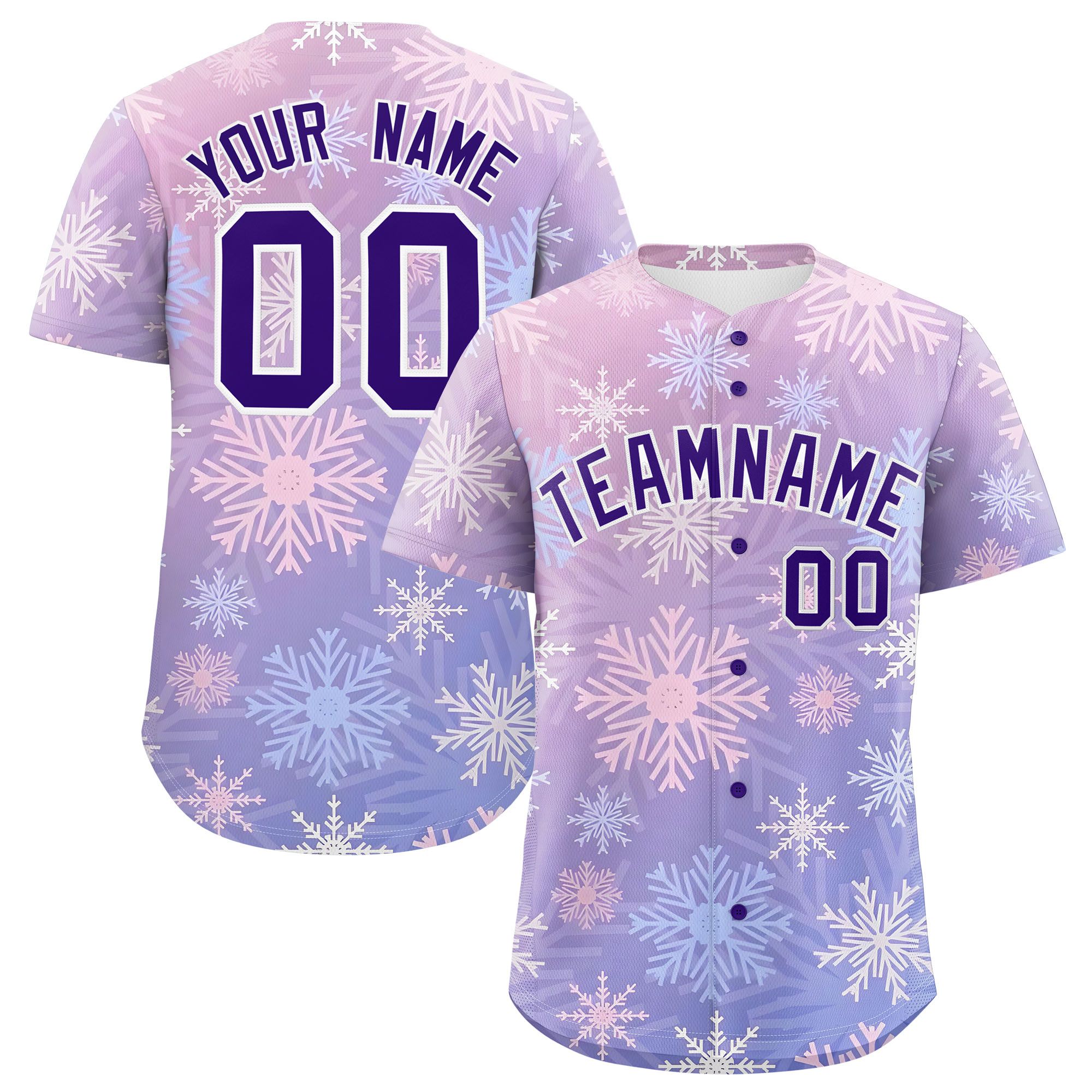 Custom Christmas Graffiti Pattern Authentic Baseball Jersey