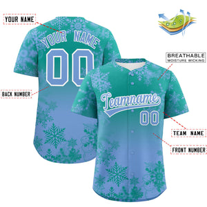 Custom Christmas Graffiti Pattern Authentic Baseball Jersey