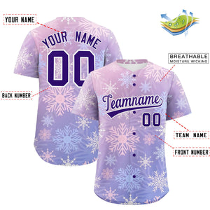 Custom Christmas Graffiti Pattern Authentic Baseball Jersey