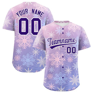 Custom Christmas Graffiti Pattern Authentic Baseball Jersey