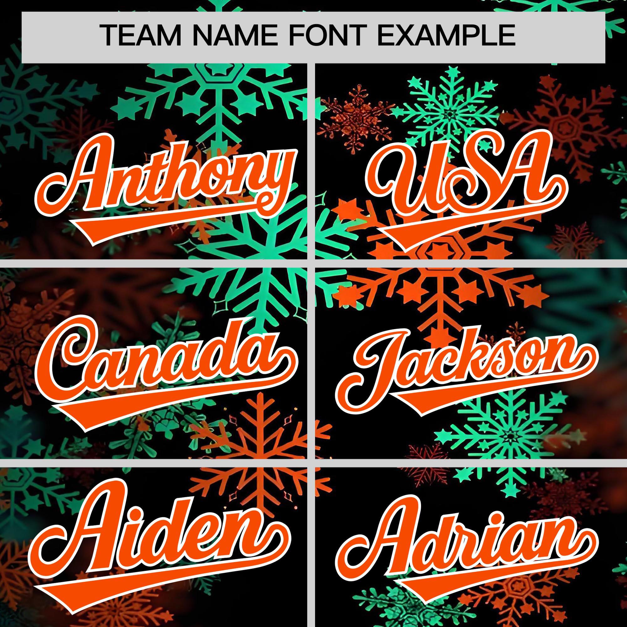 Custom Christmas Graffiti Pattern Authentic Baseball Jersey