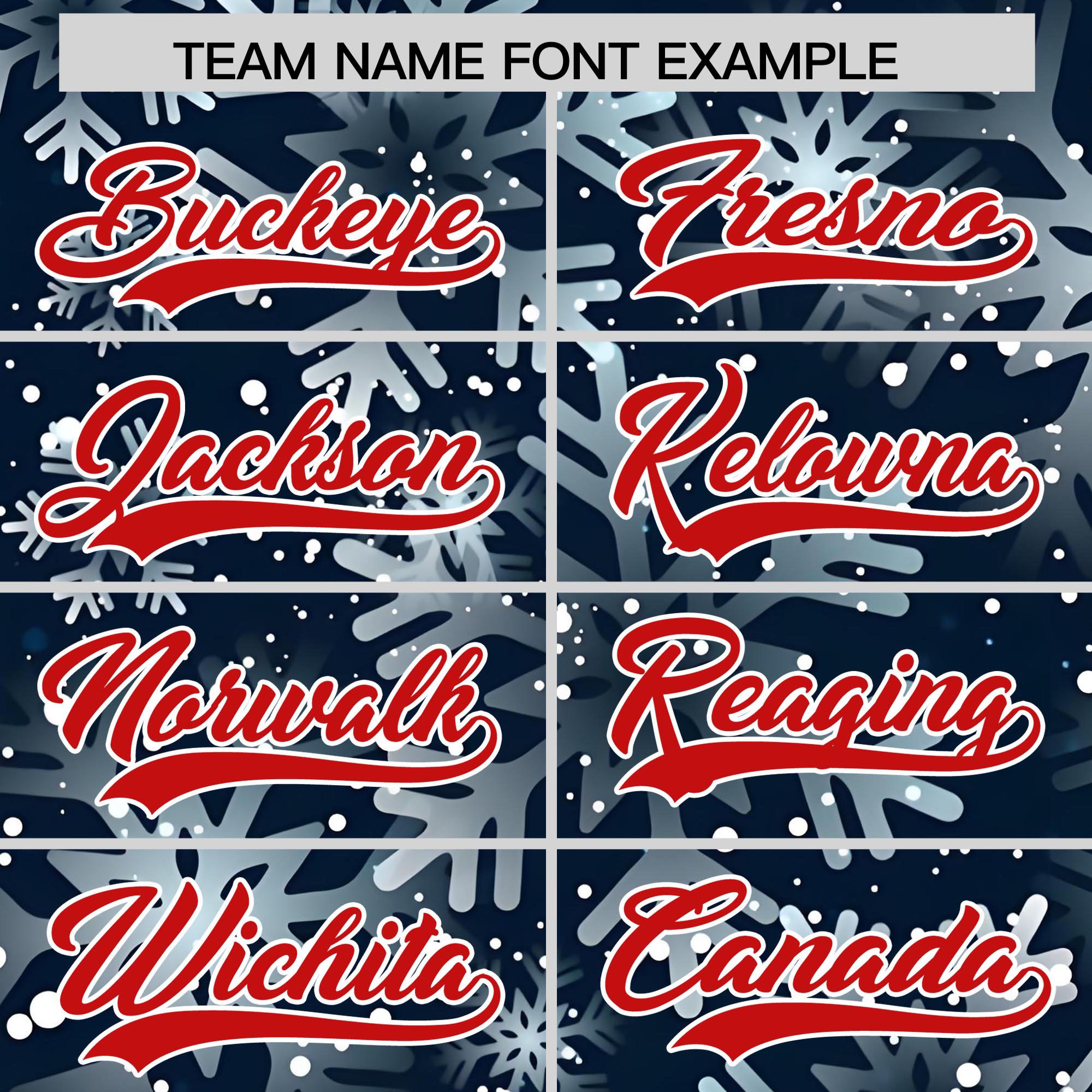 Custom Christmas Graffiti Pattern Authentic Baseball Jersey