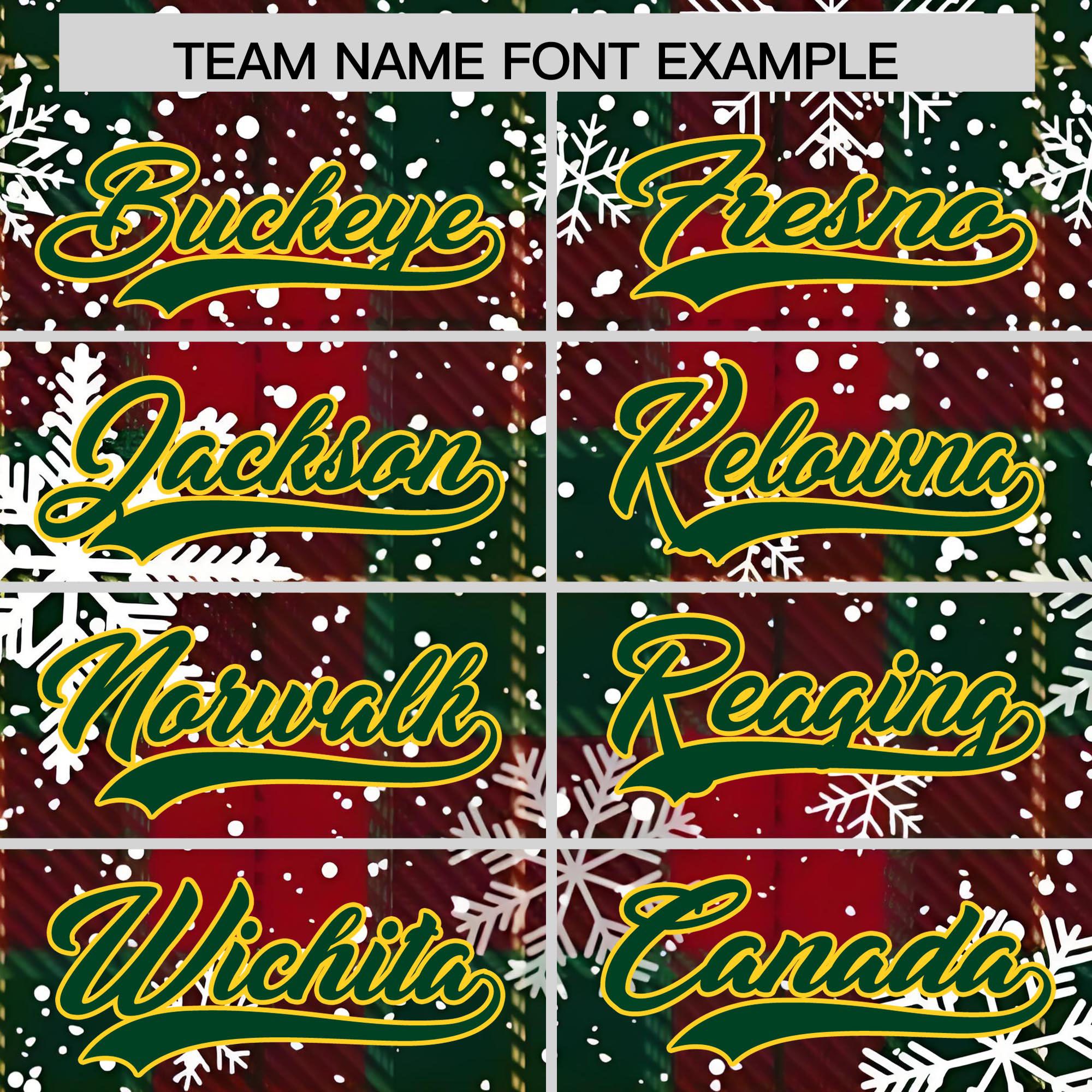 Custom Christmas Graffiti Pattern Authentic Baseball Jersey