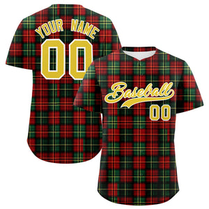 Custom Christmas Graffiti Pattern Authentic Baseball Jersey