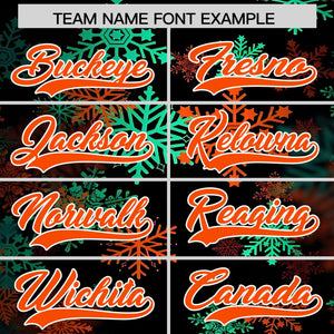 Custom Christmas Graffiti Pattern Authentic Baseball Jersey