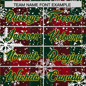 Custom Christmas Graffiti Pattern Authentic Baseball Jersey