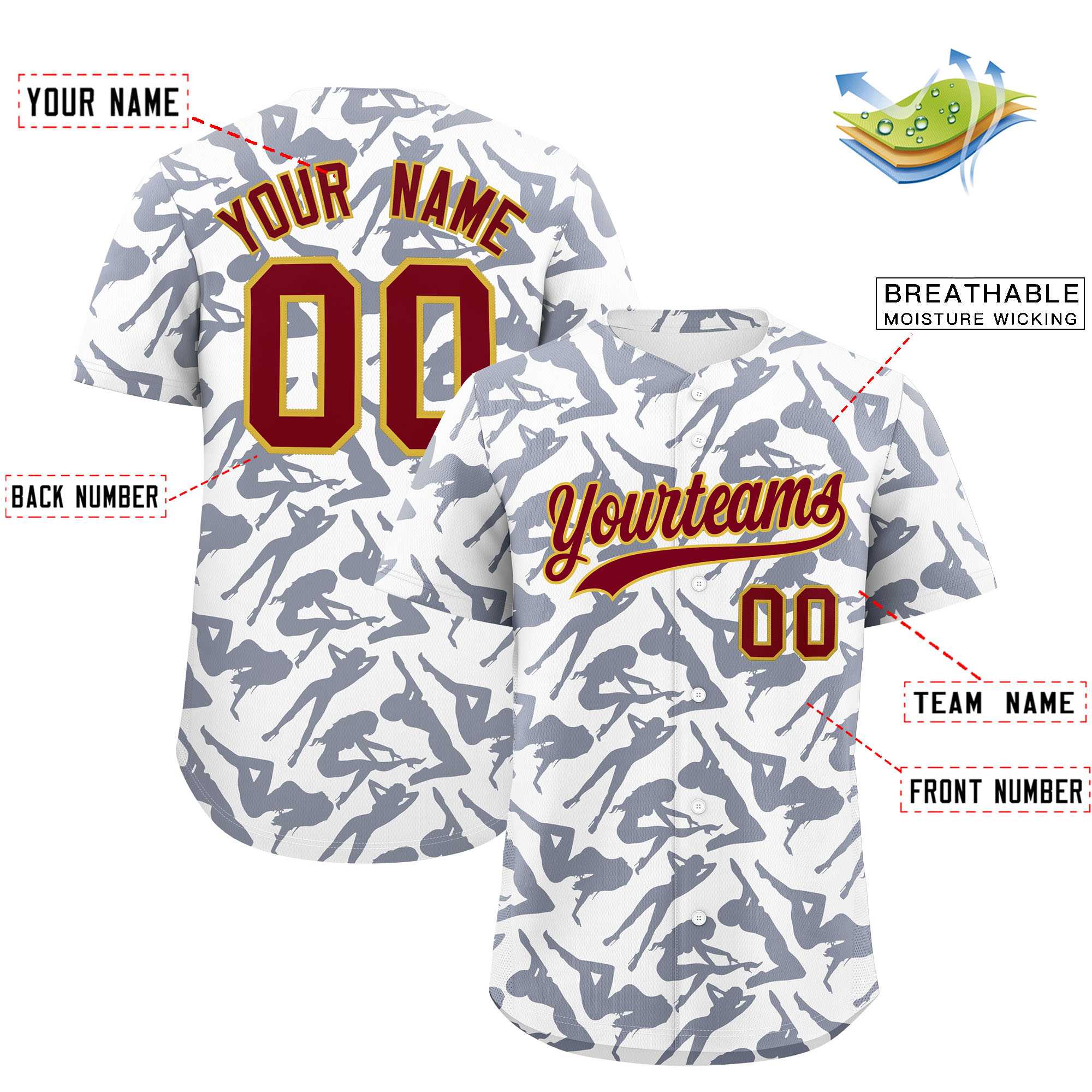 Custom White Navy Playboy Graffiti Pattern Authentic Baseball Jersey