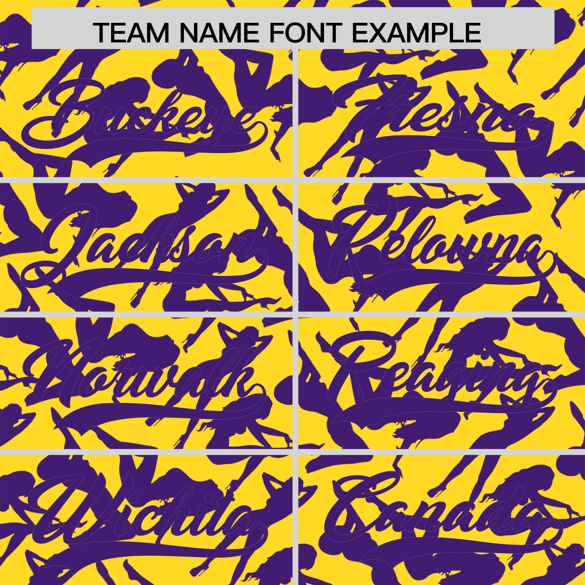 Custom Gold Purple Playboy Graffiti Pattern Authentic Baseball Jersey