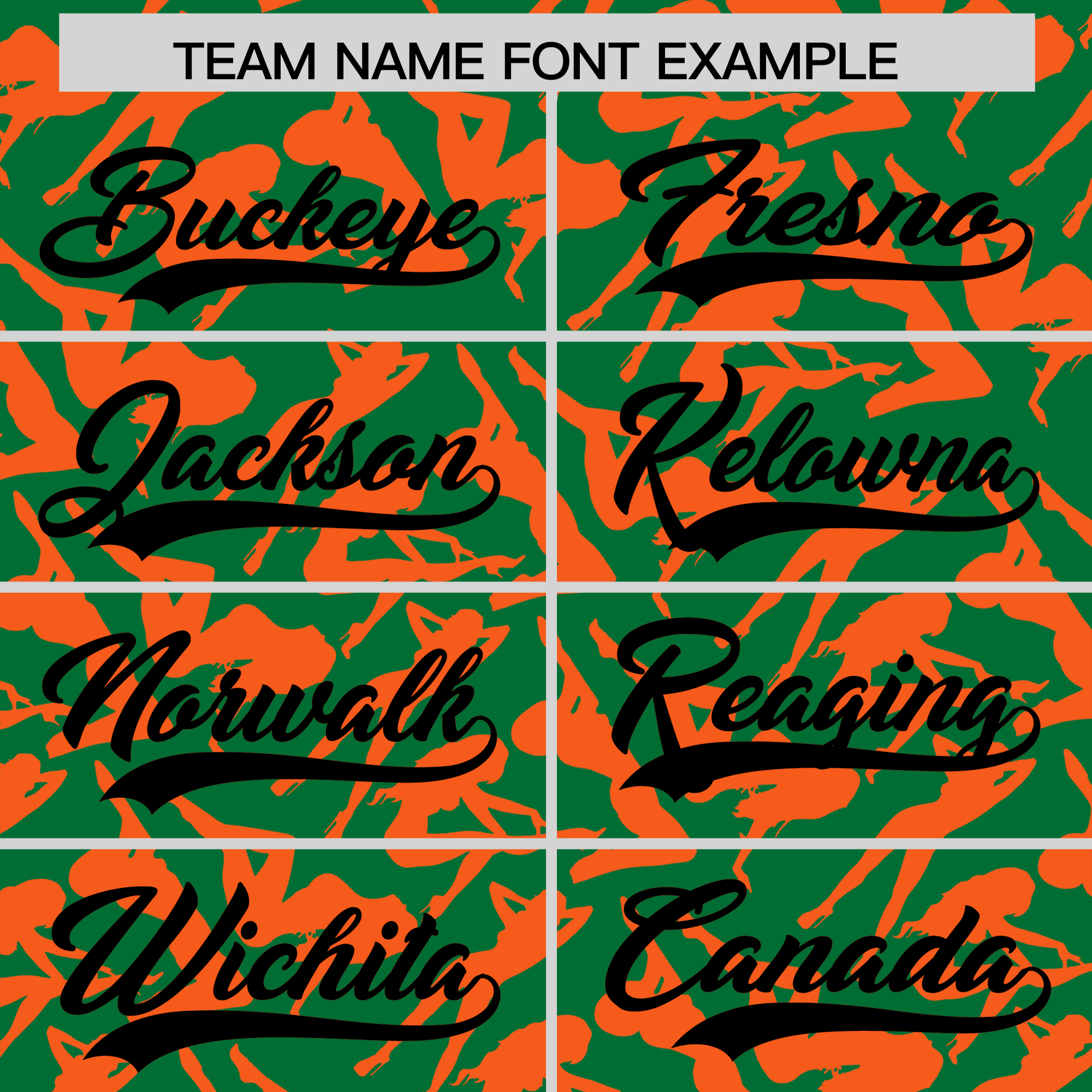 Custom Kelly Green Orange Playboy Graffiti Pattern Authentic Baseball Jersey