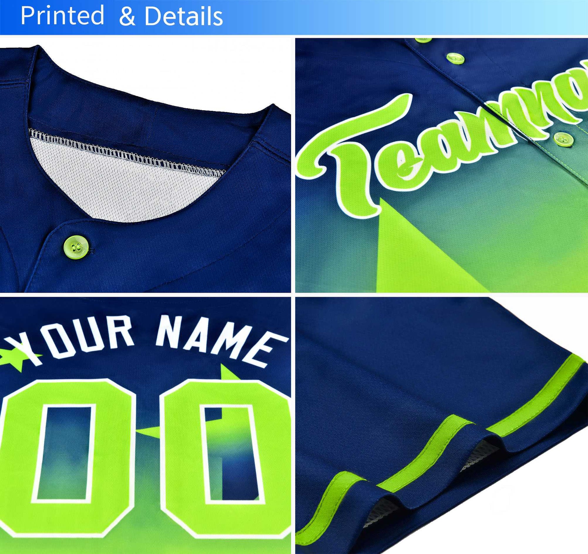 Custom White Neon Green Playboy Graffiti Pattern Authentic Baseball Jersey