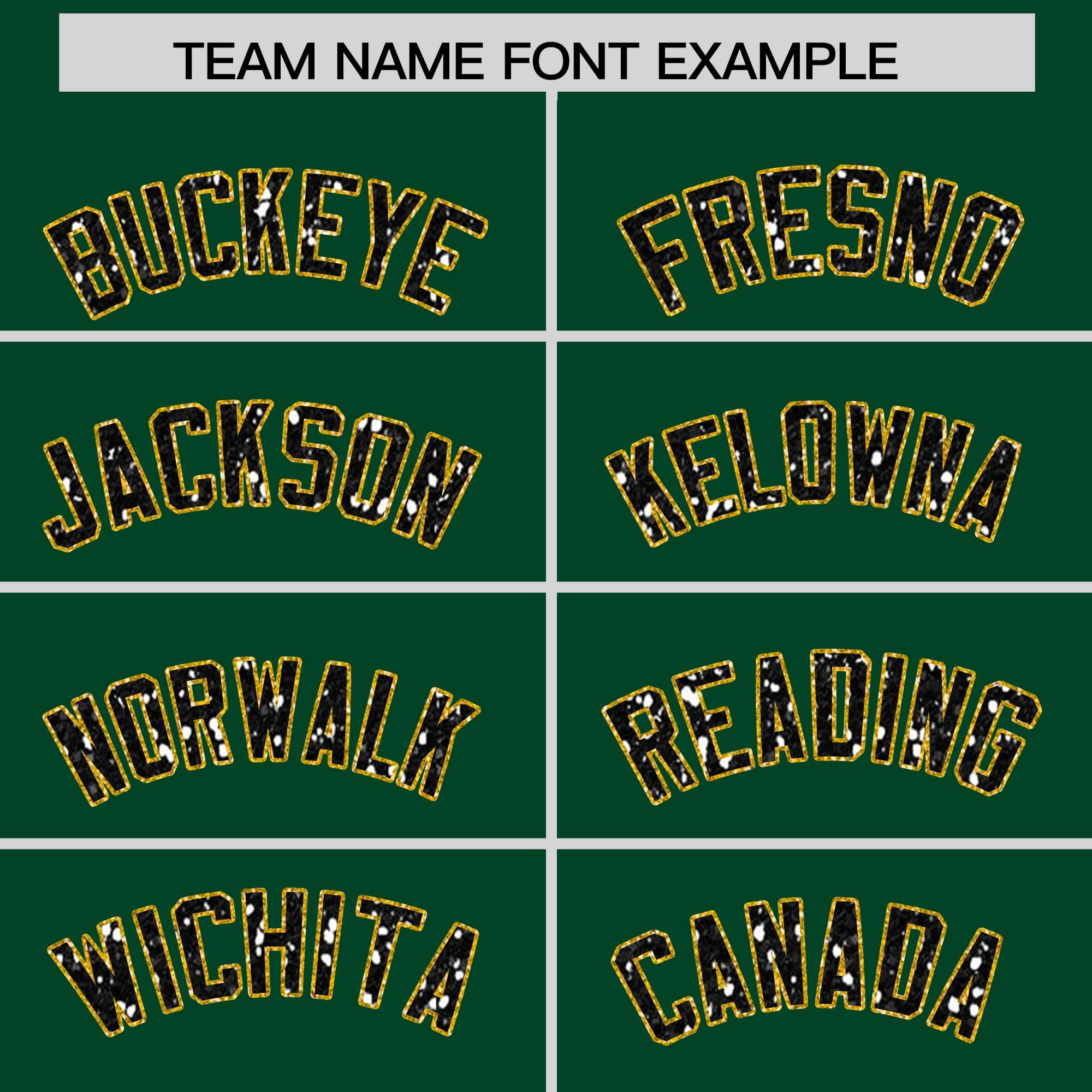 Custom Green Fine Sparkle Personalized Baseball Sports Uniform