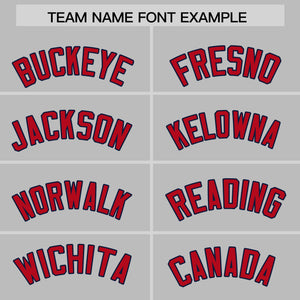 Custom Gray Black Personalized Phonetic Rhythm Authentic Baseball Jersey