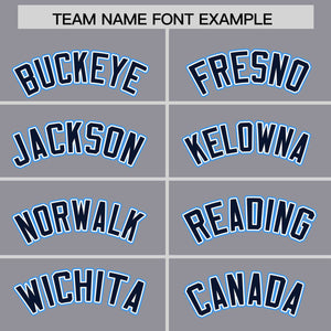 Custom Dark Gray Navy Personalized Phonetic Rhythm Authentic Baseball Jersey