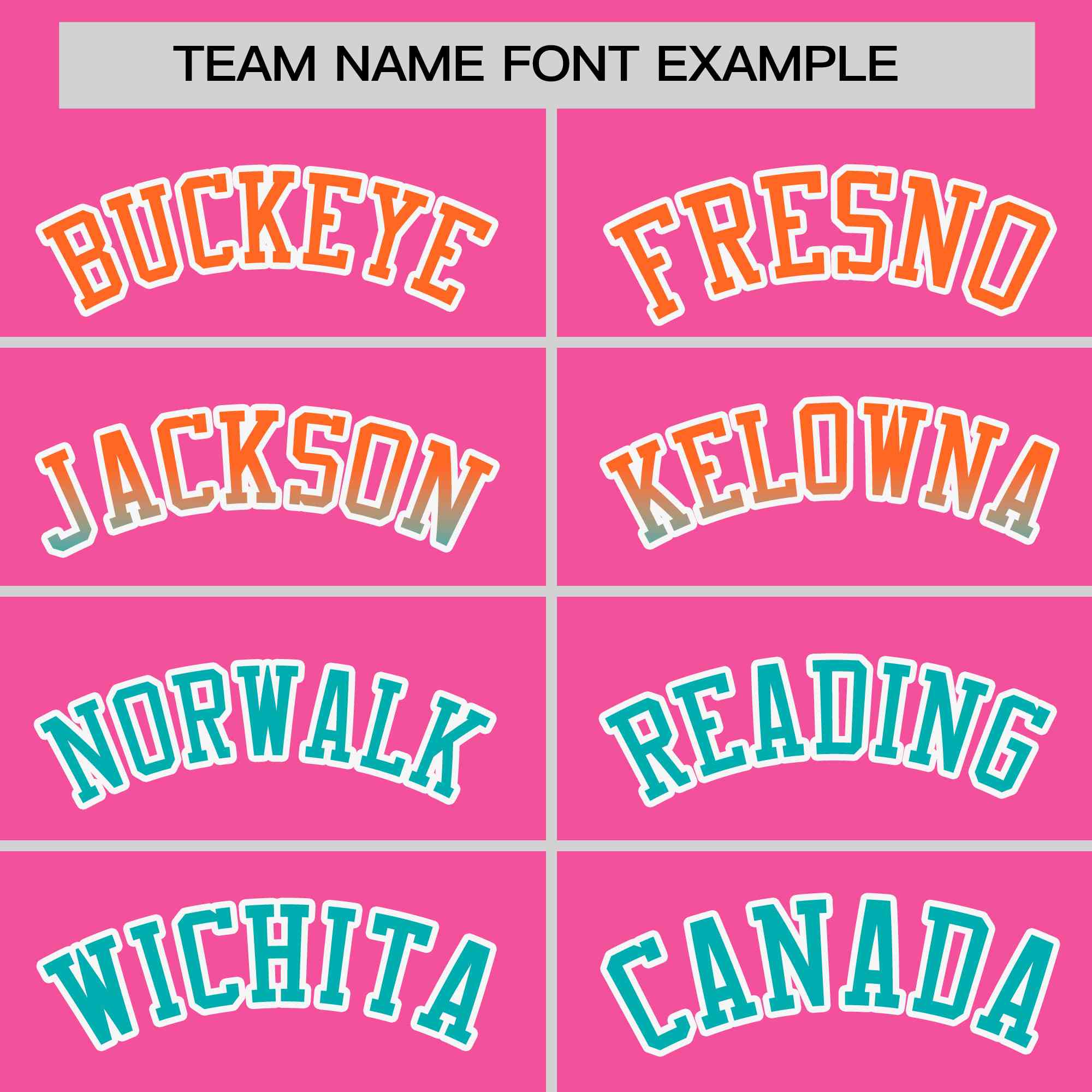 Custom Pink Orange-Aqua Personalized Gradient Font And Side Design Authentic Baseball Jersey